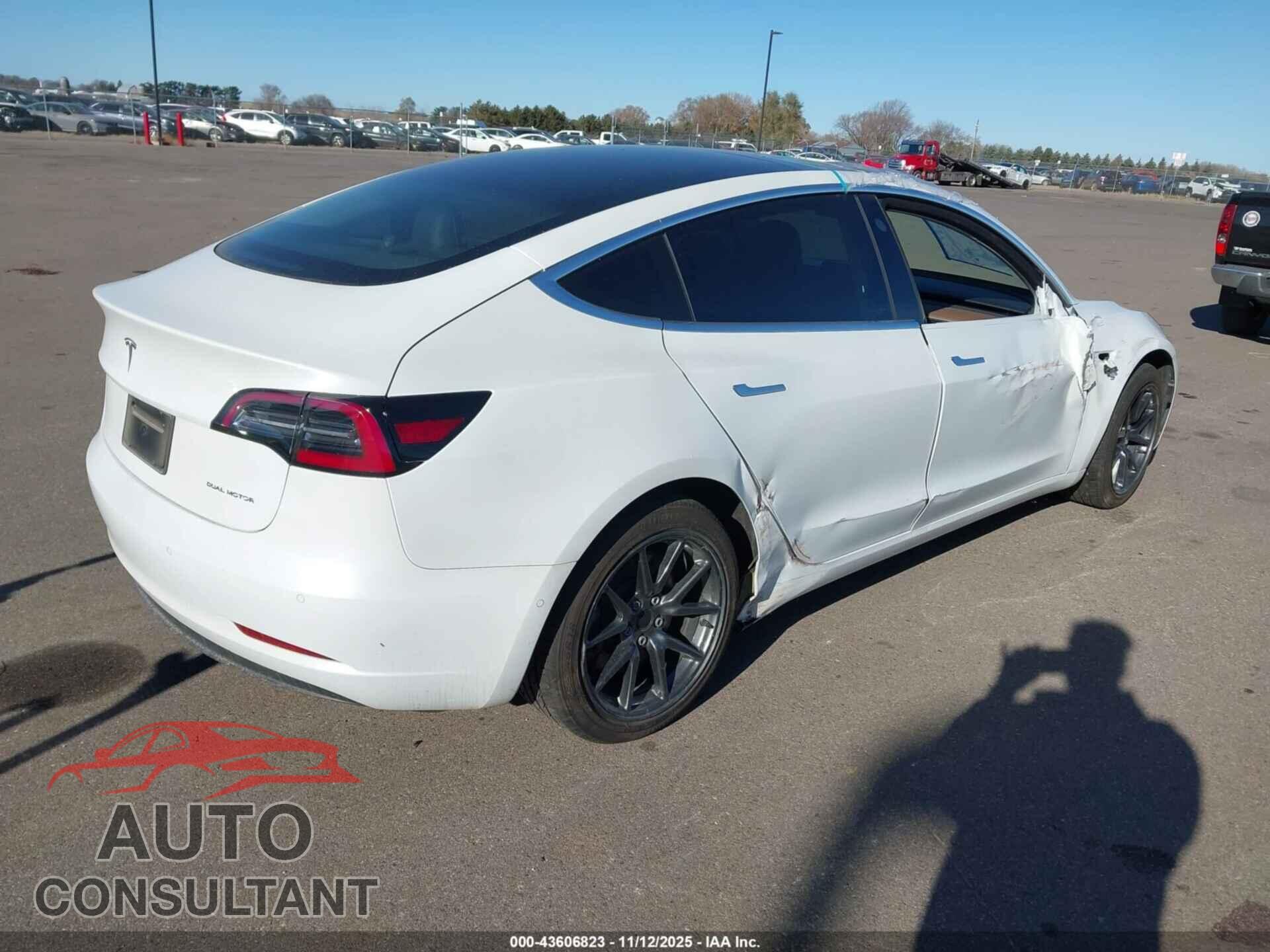 TESLA MODEL 3 2019 - 5YJ3E1EB9KF442312