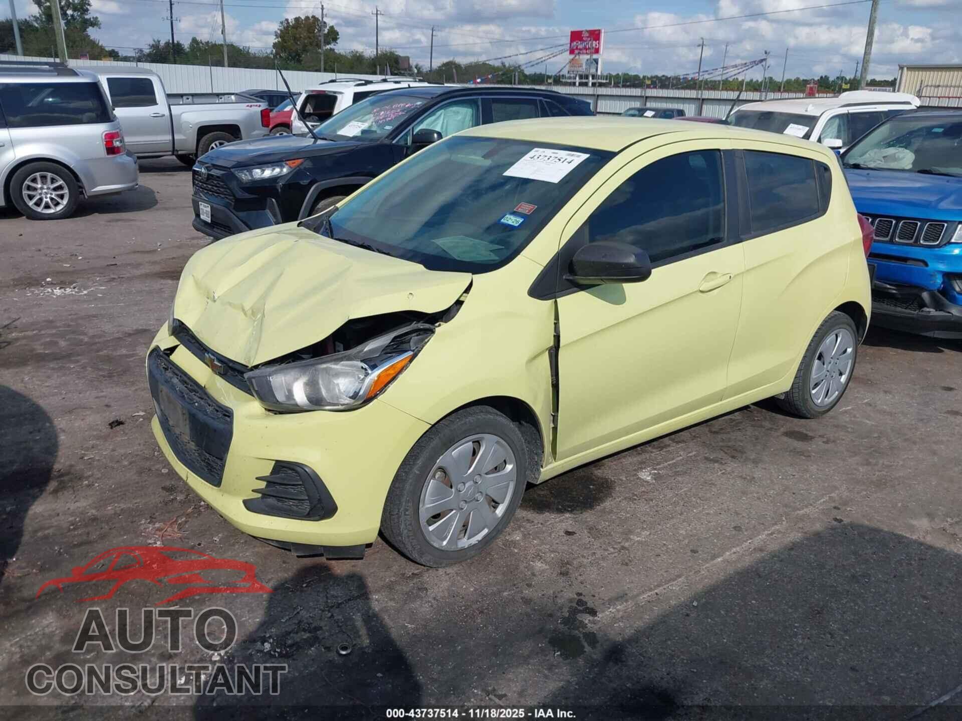 CHEVROLET SPARK 2017 - KL8CA6SA1HC824479