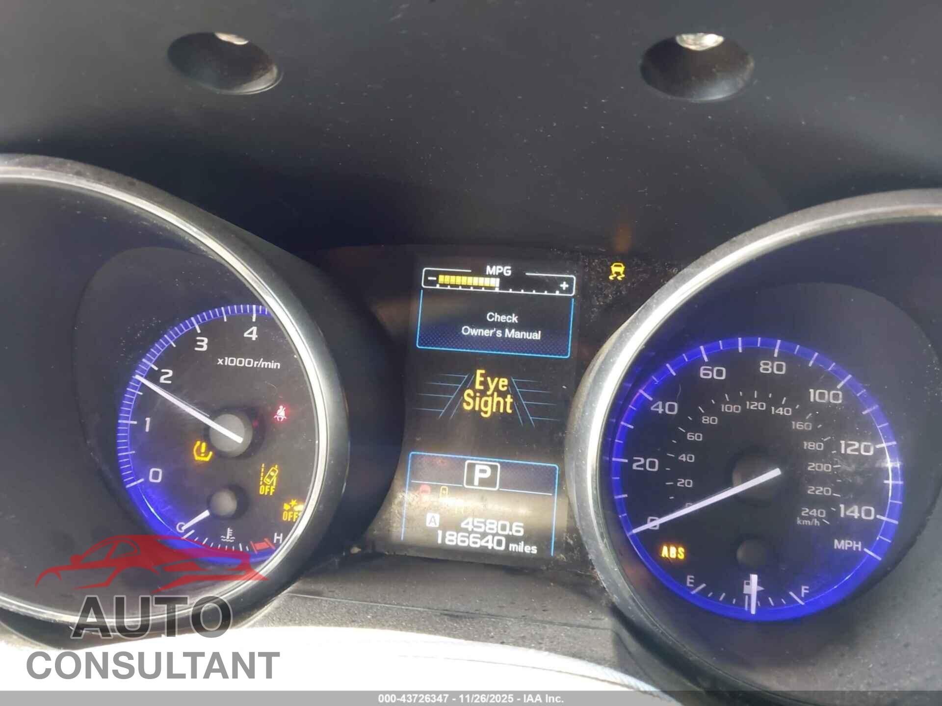 SUBARU OUTBACK 2015 - 4S4BSANC4F3347278