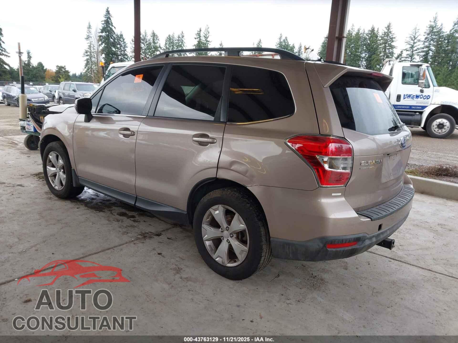 SUBARU FORESTER 2014 - JF2SJAMCXEH409262