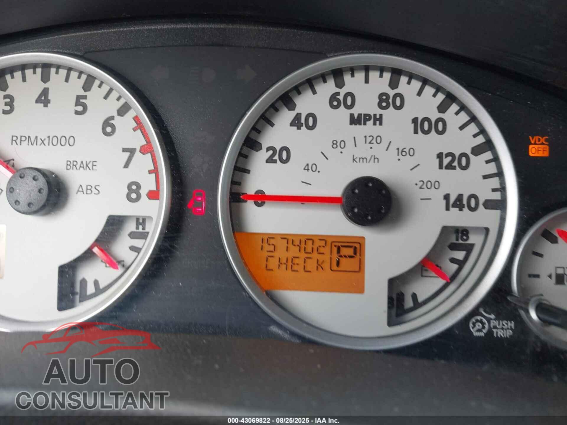 NISSAN FRONTIER 2011 - 1N6AD0EV4BC405693
