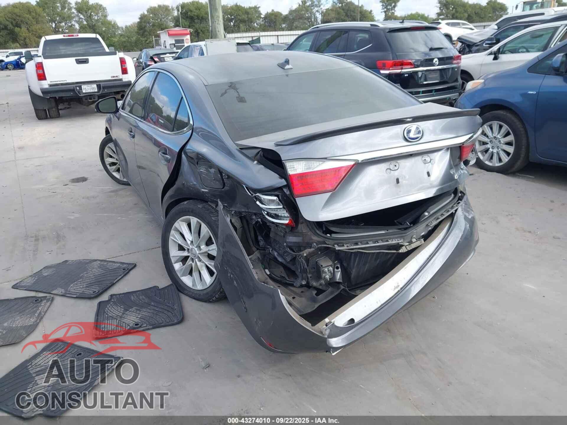 LEXUS ES 300H 2013 - JTHBW1GG3D2029646