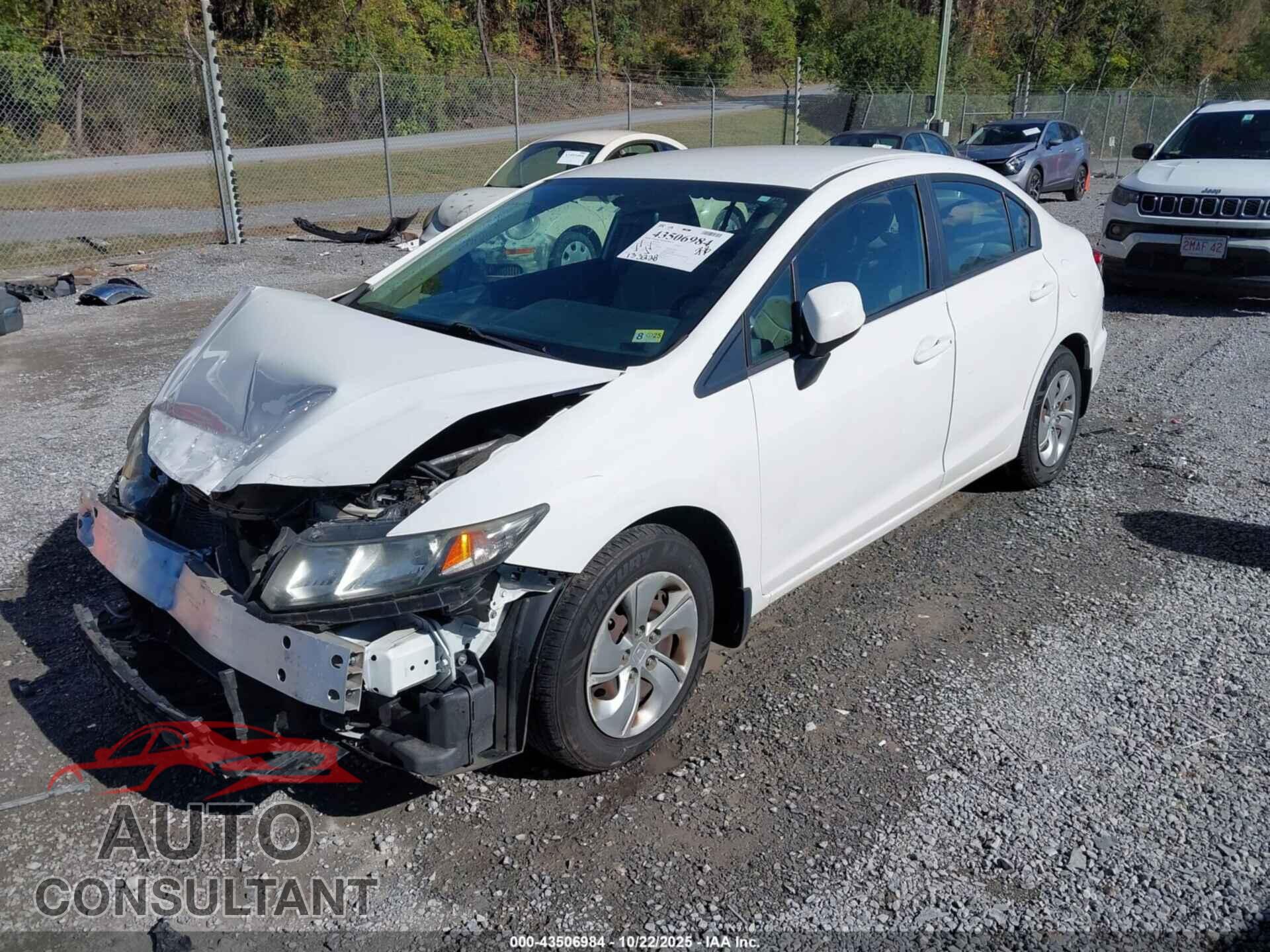 HONDA CIVIC 2013 - 2HGFB2F52DH571785