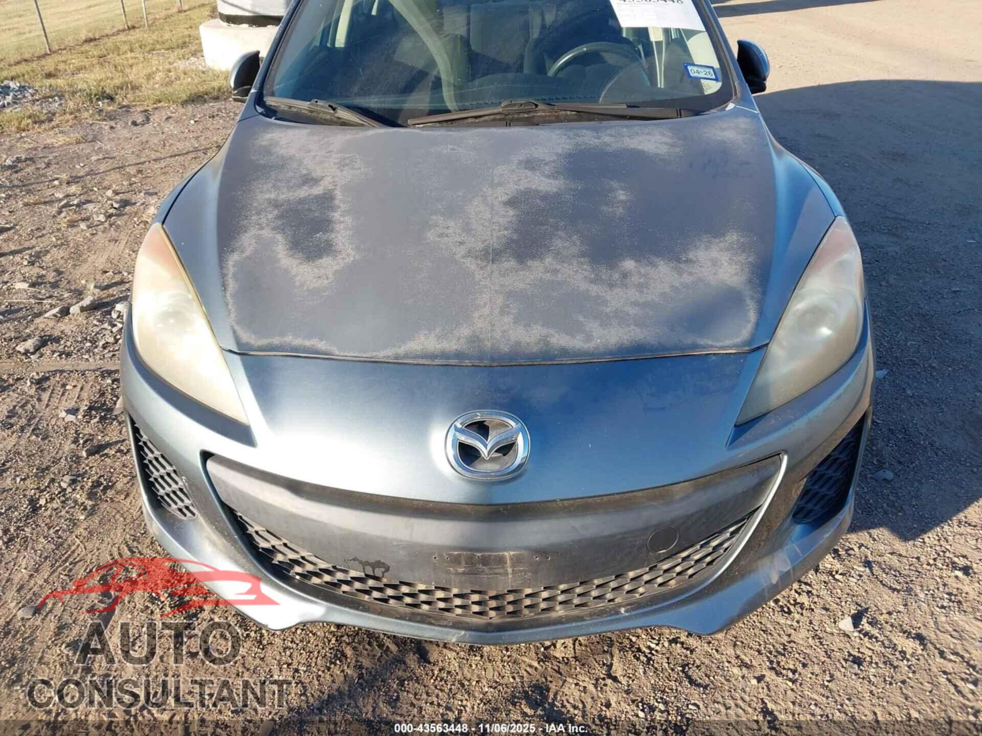 MAZDA 3 2013 - JM1BL1U73D1705727