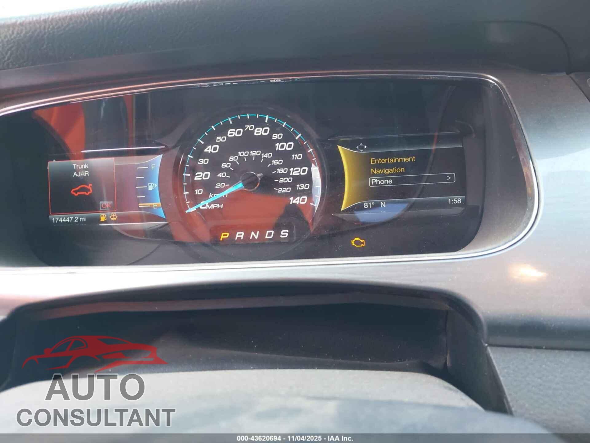 FORD TAURUS 2017 - 1FAHP2E8XHG127761