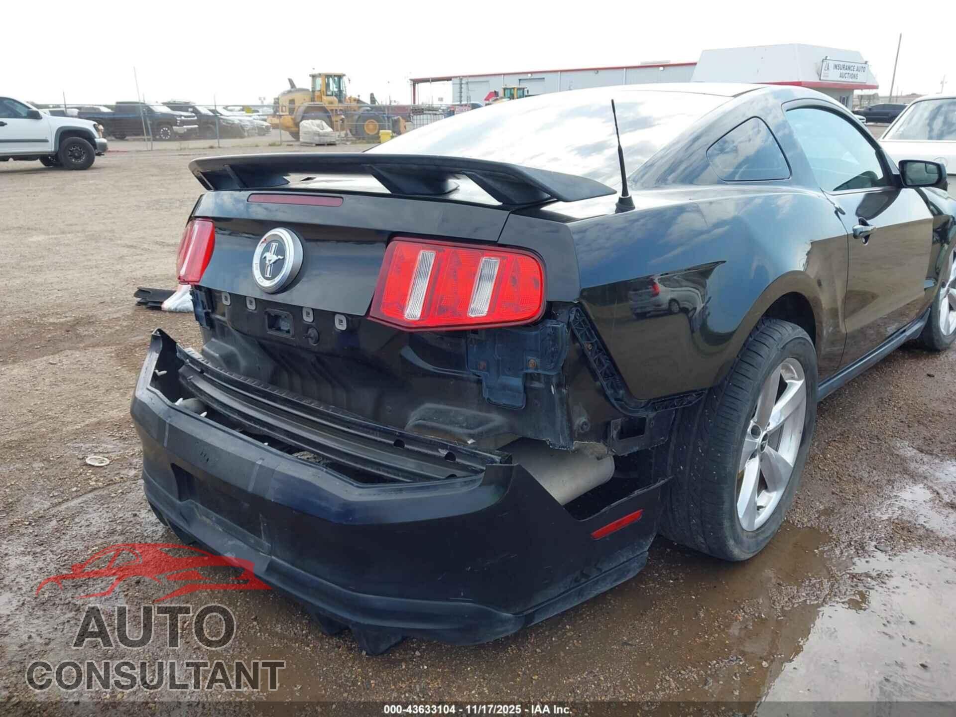 FORD MUSTANG 2012 - 1ZVBP8AM9C5284172
