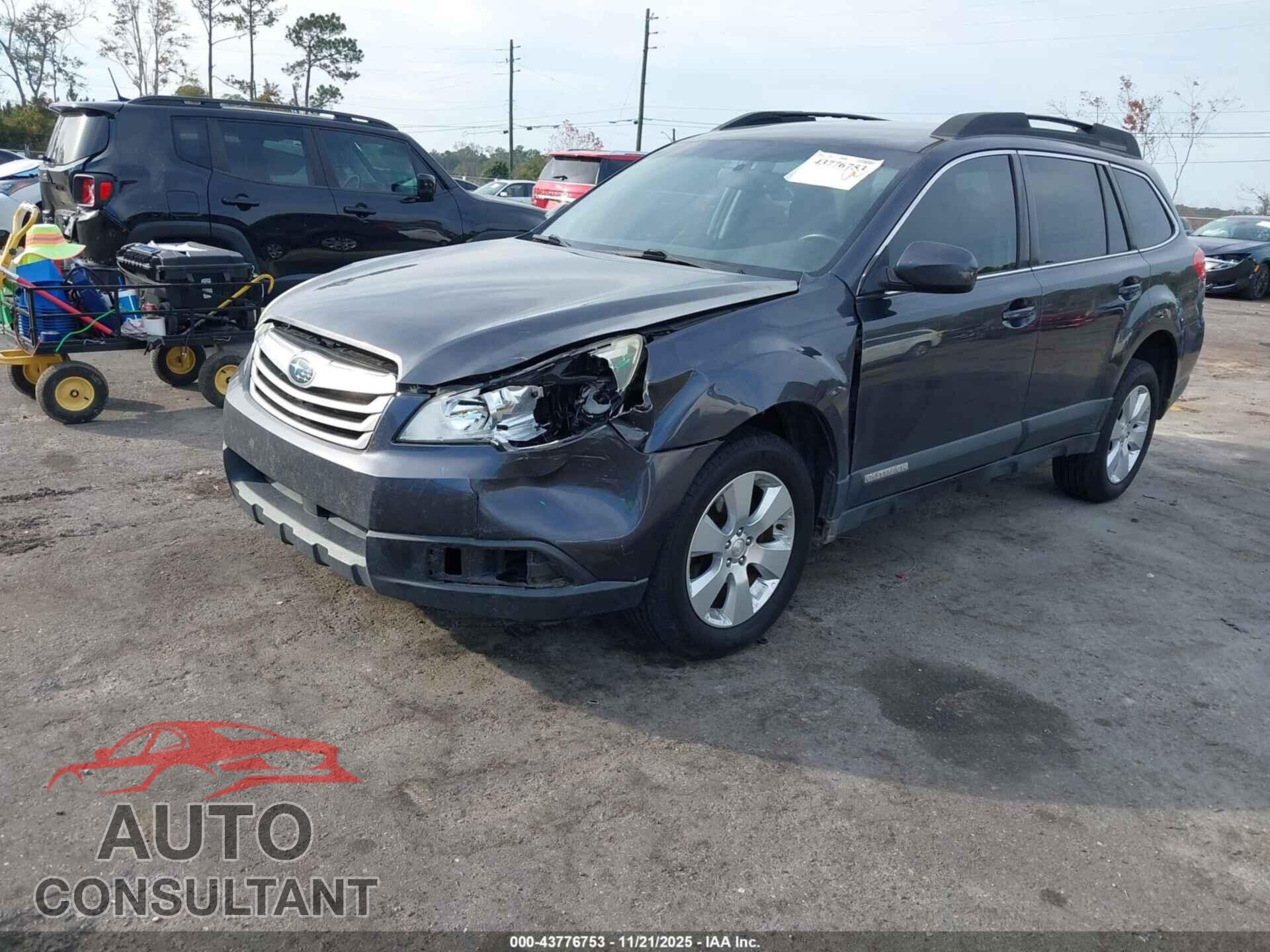 SUBARU OUTBACK 2011 - 4S4BRBCC7B3432047