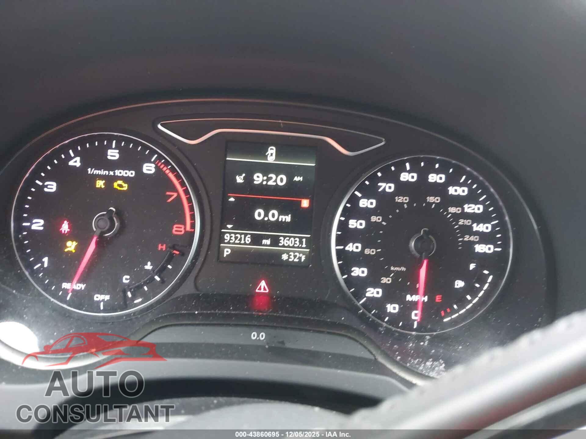 AUDI A3 2016 - WAUE8GFF6G1040085