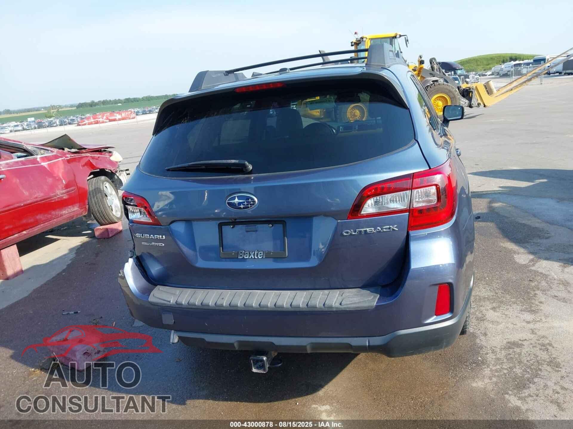 SUBARU OUTBACK 2015 - 4S4BSBLC2F3209859