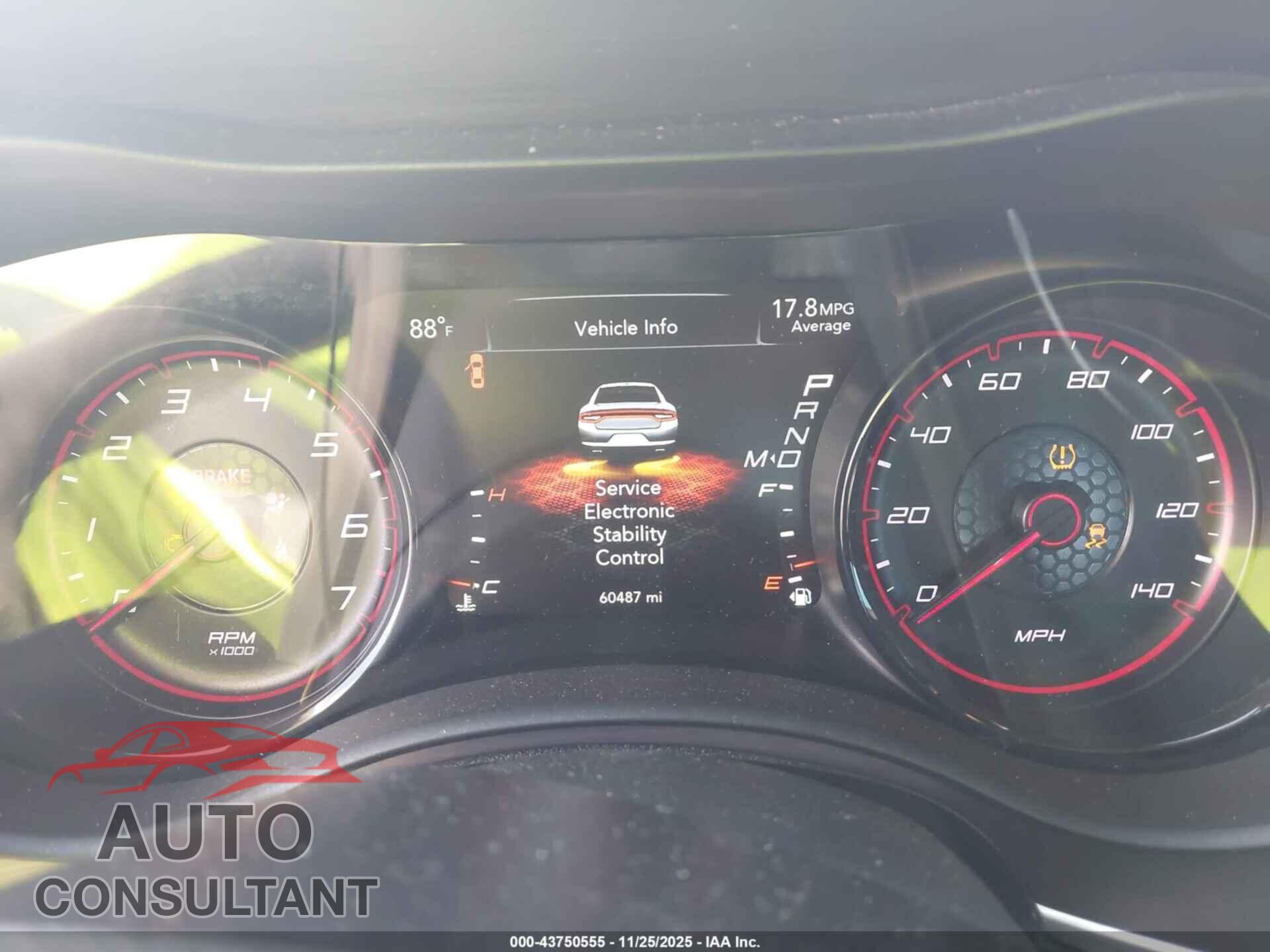 DODGE CHARGER 2017 - 2C3CDXBG1HH581394