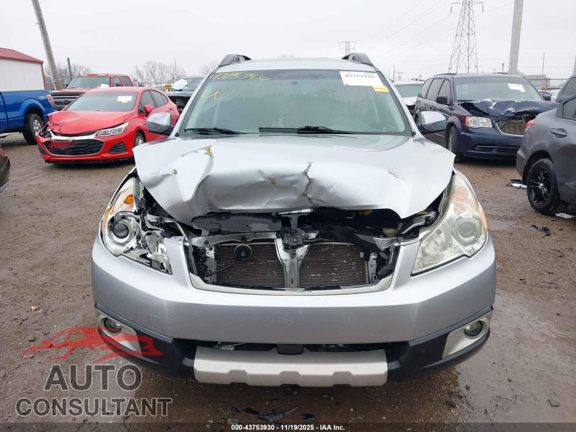 SUBARU OUTBACK 2012 - 4S4BRCLC7C3241543