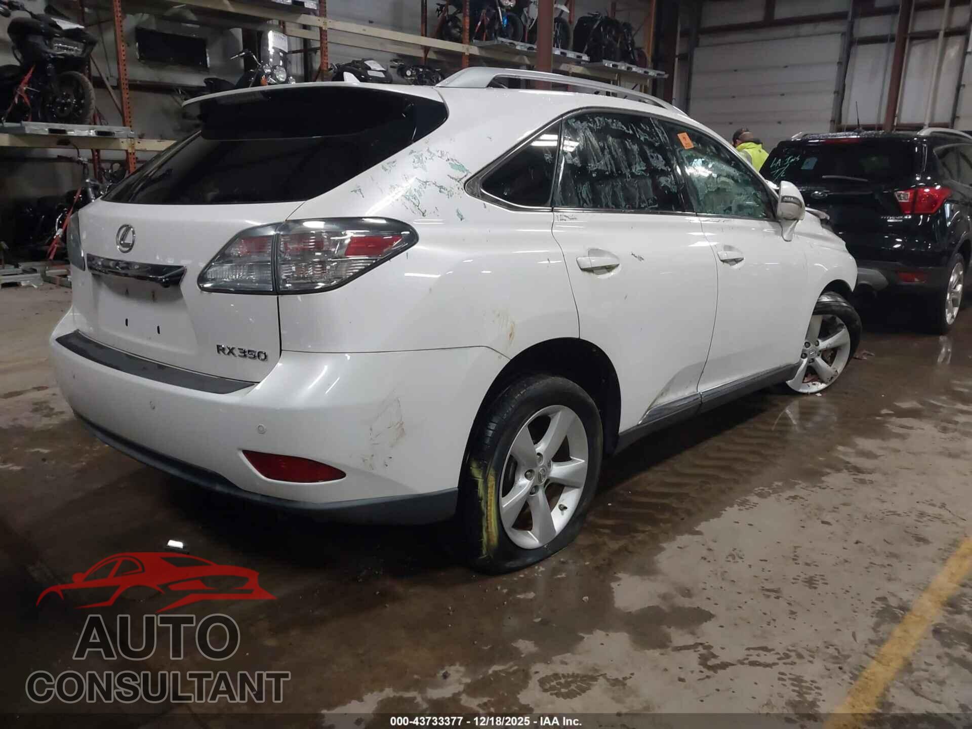 LEXUS RX 350 2011 - 2T2BK1BA3BC101164