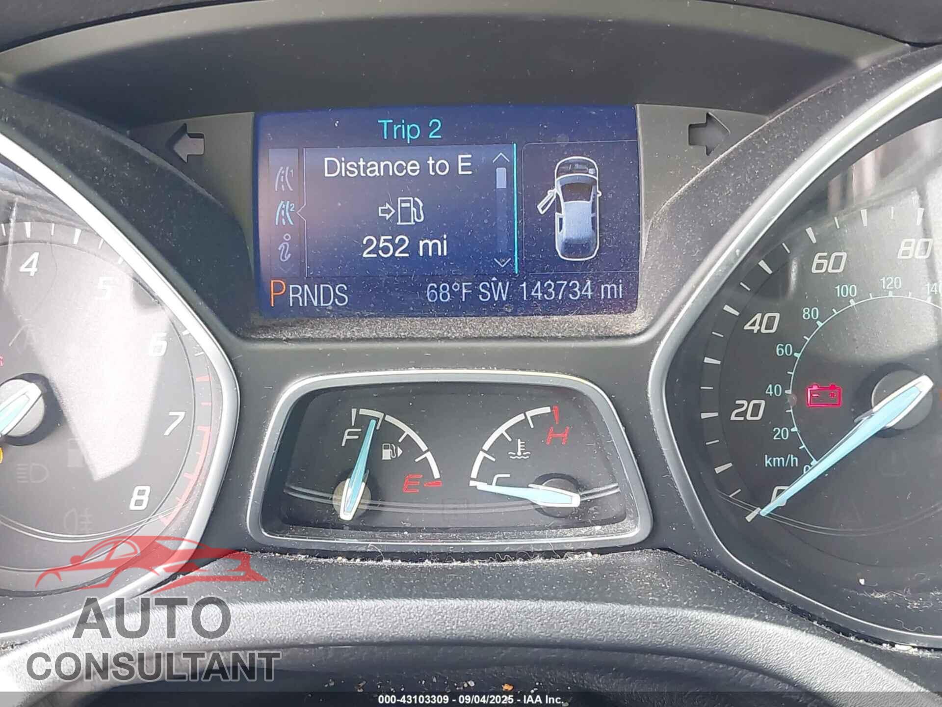FORD FOCUS 2013 - 1FADP3F26DL131063