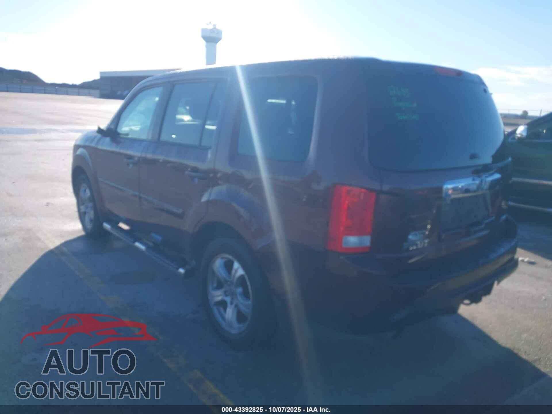 HONDA PILOT 2012 - 5FNYF4H5XCB054453