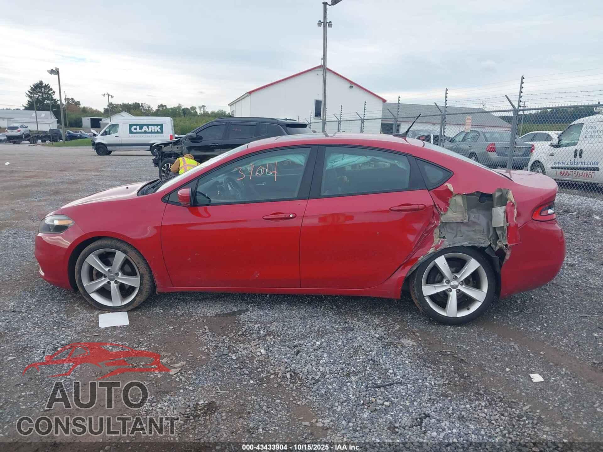 DODGE DART 2014 - 1C3CDFEB3ED768722