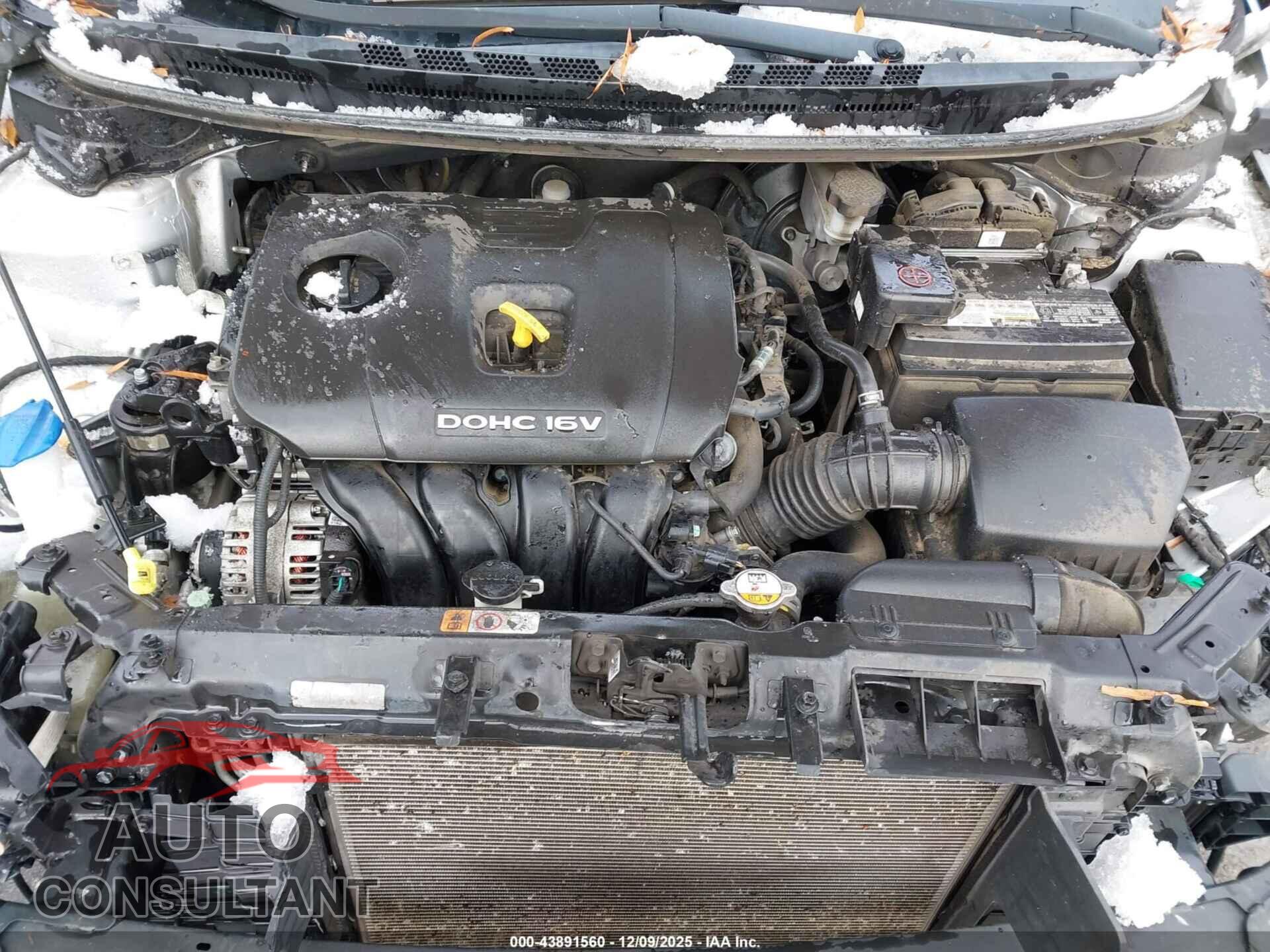 KIA FORTE 2017 - 3KPFK4A72HE070786