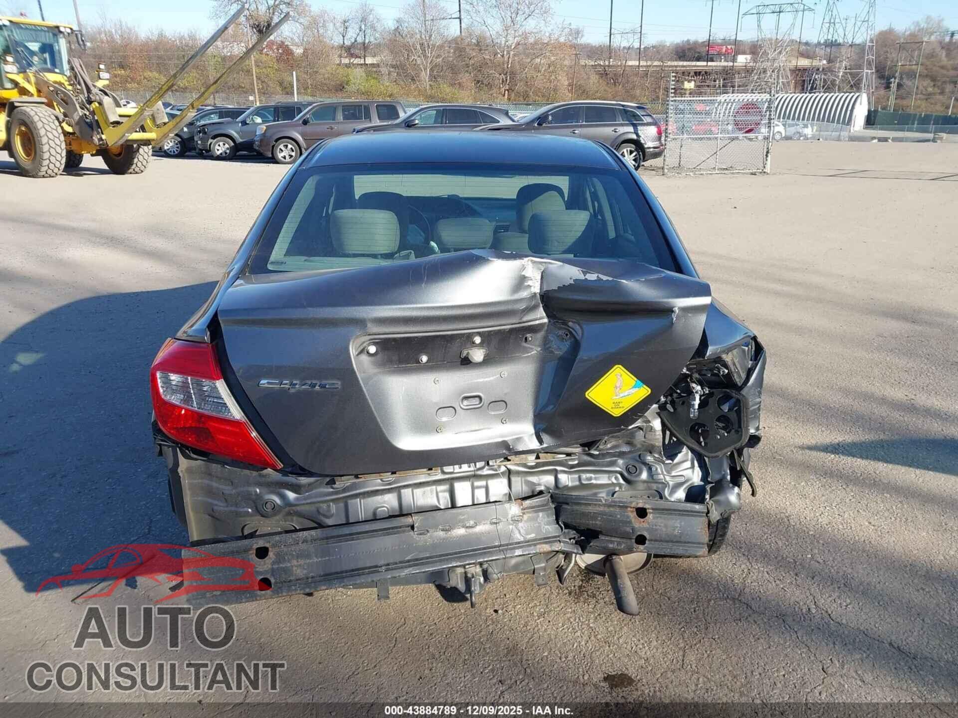 HONDA CIVIC 2012 - 19XFB2F53CE372463