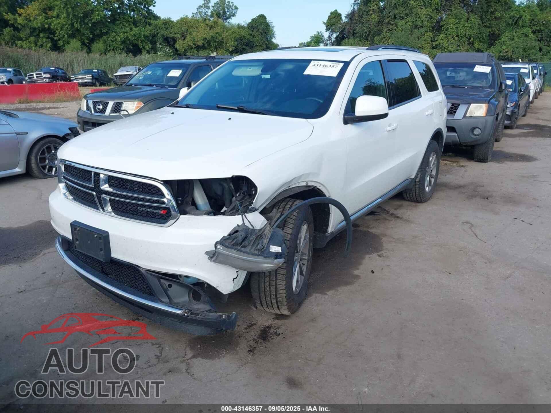 DODGE DURANGO 2017 - 1C4RDJAG7HC814640