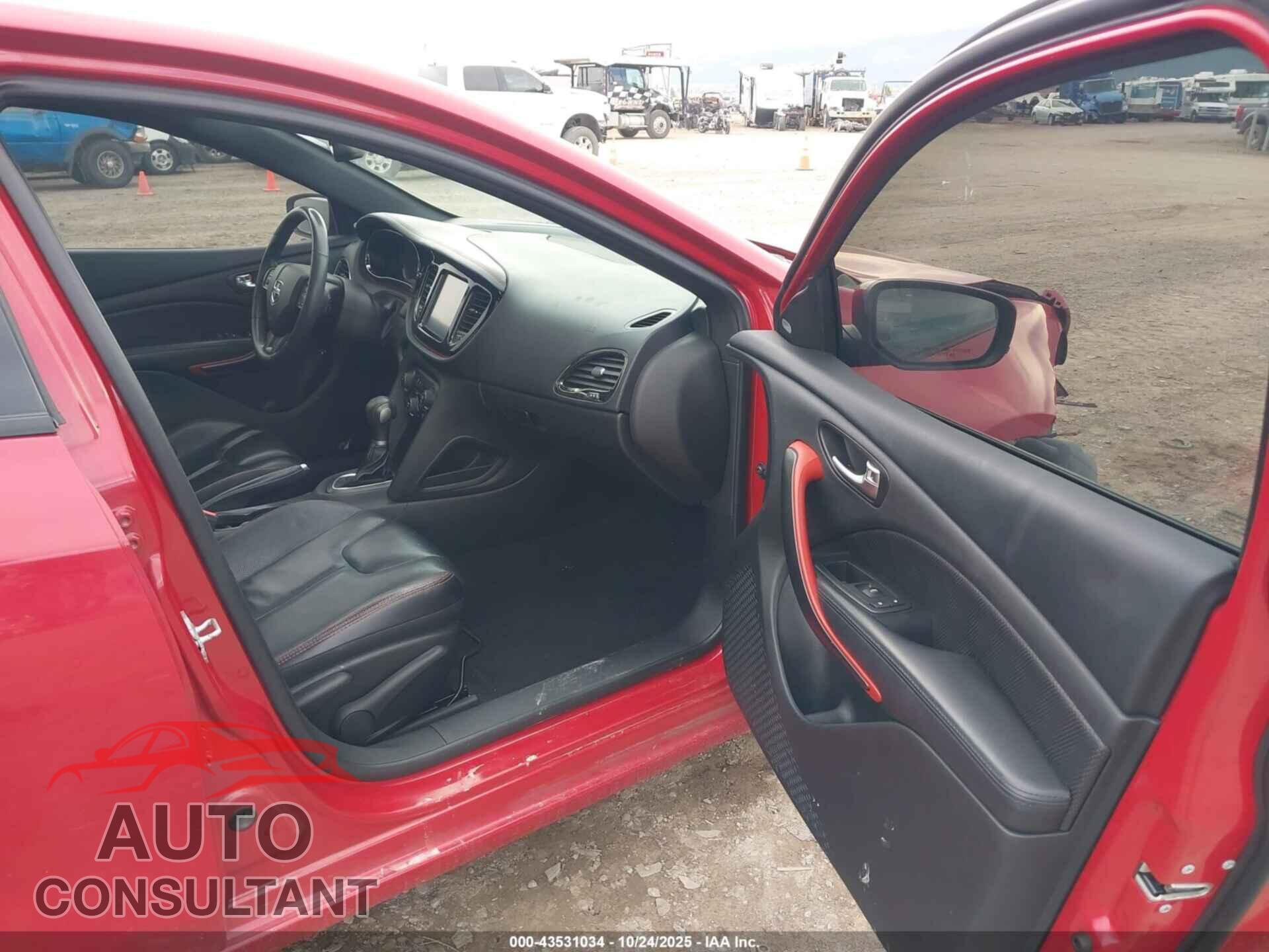 DODGE DART 2014 - 1C3CDFEB7ED676917