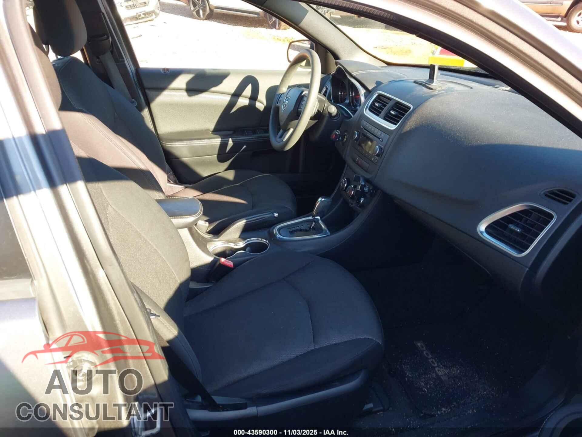 DODGE AVENGER 2013 - 1C3CDZAG6DN757189