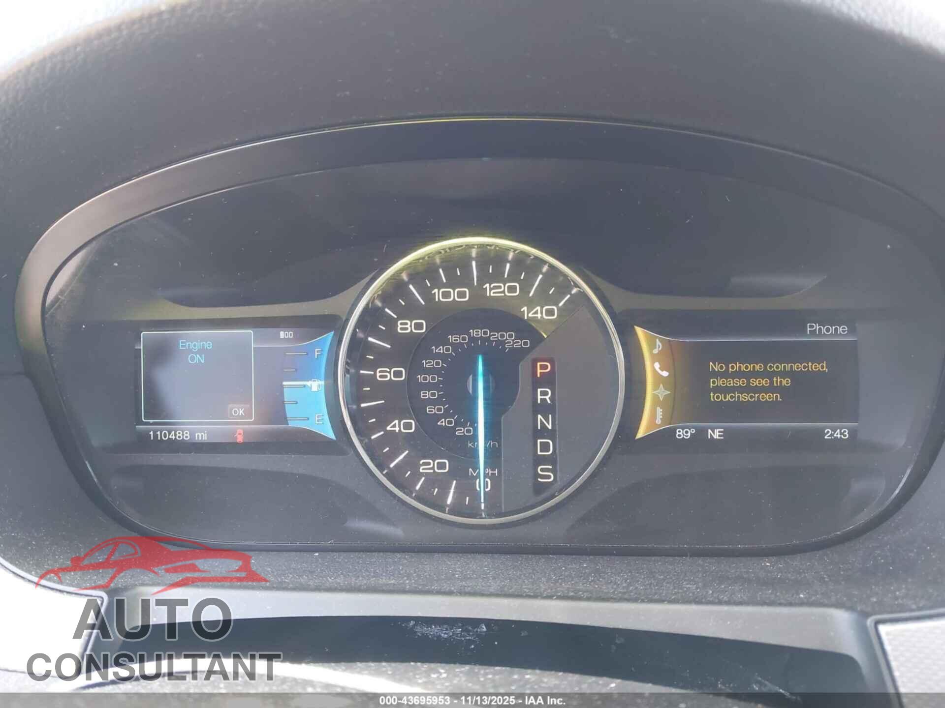 FORD EDGE 2013 - 2FMDK3JCXDBC45409