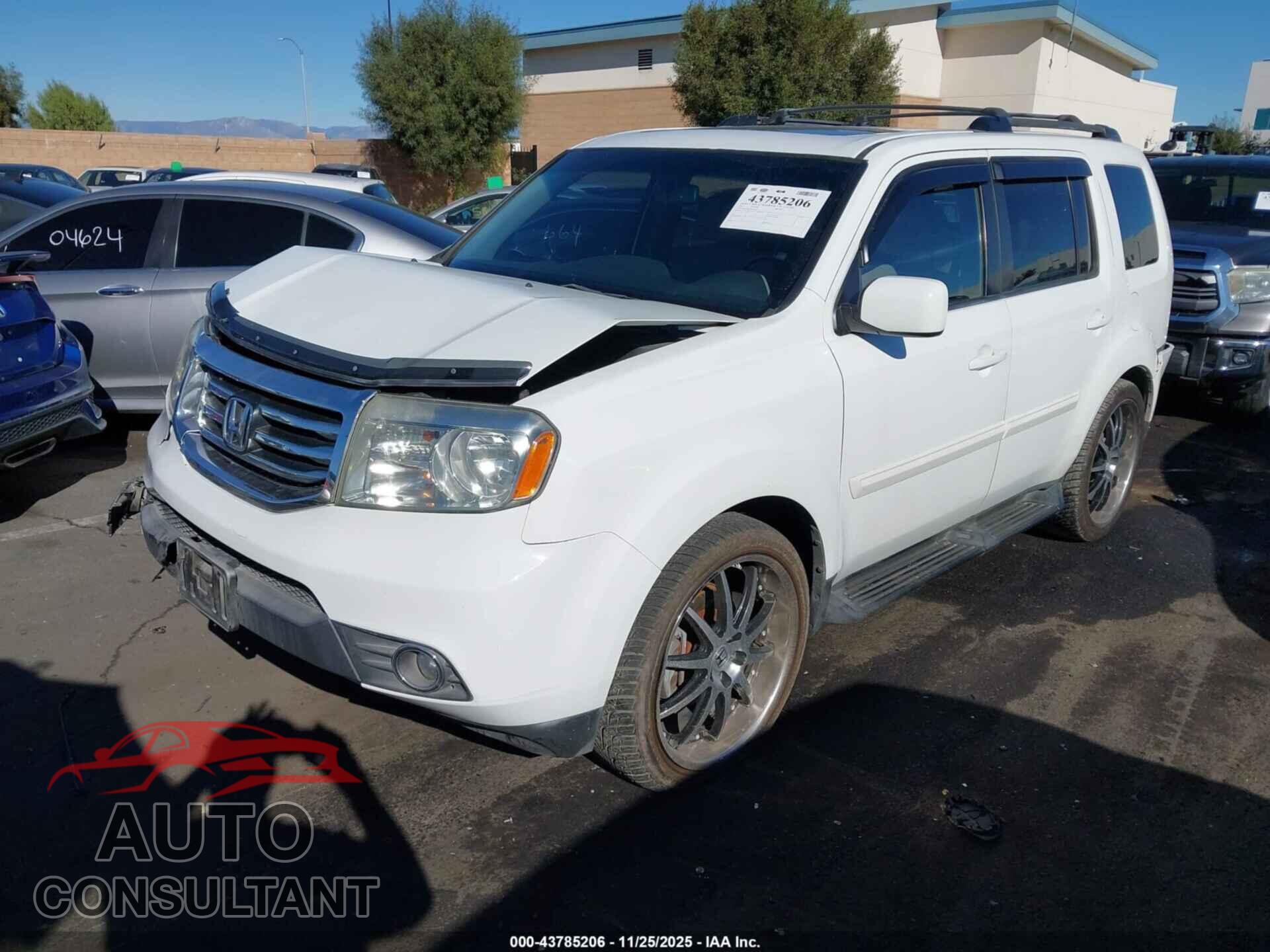 HONDA PILOT 2013 - 5FNYF3H59DB001271