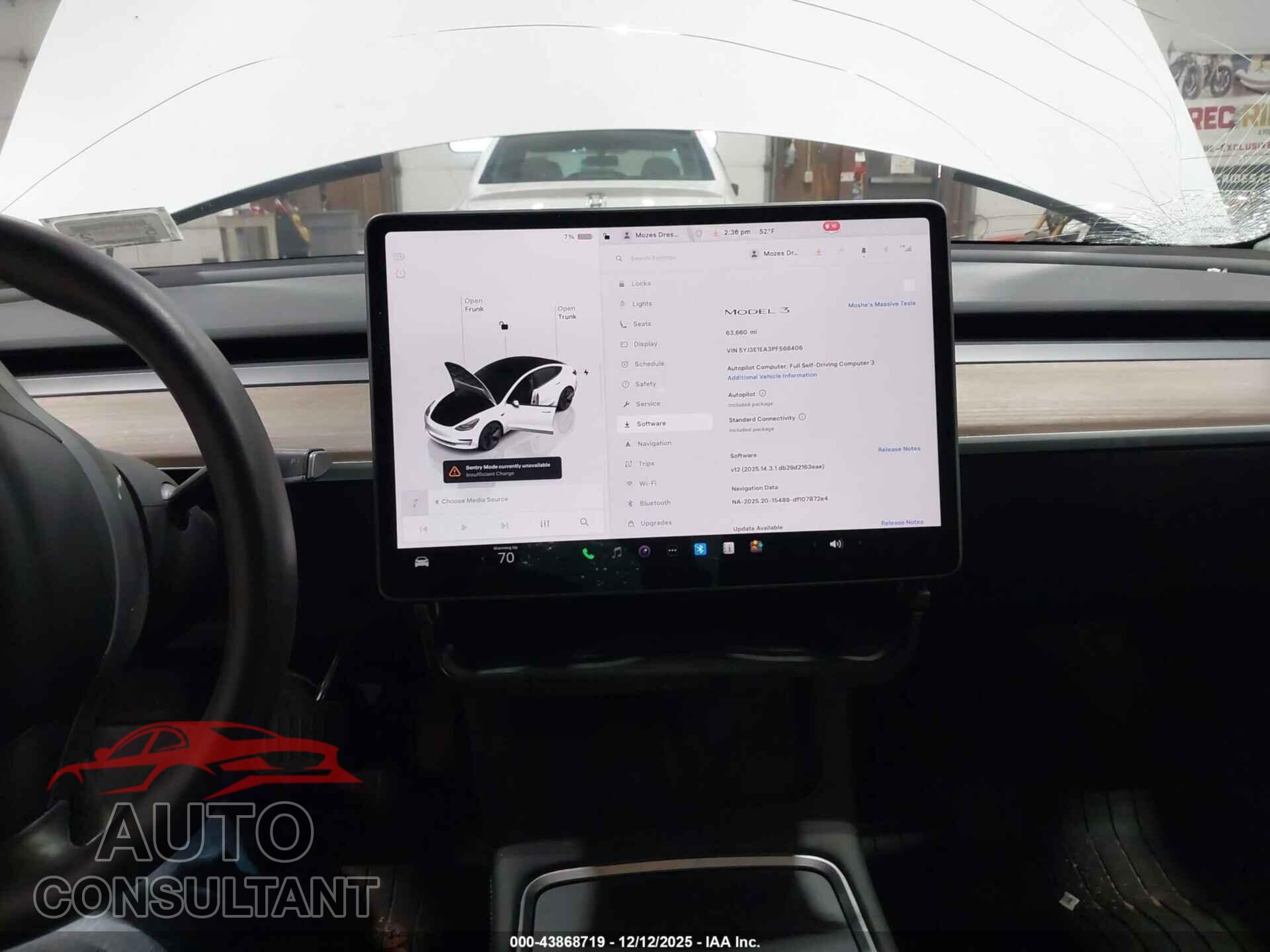 TESLA MODEL 3 2023 - 5YJ3E1EA3PF568406