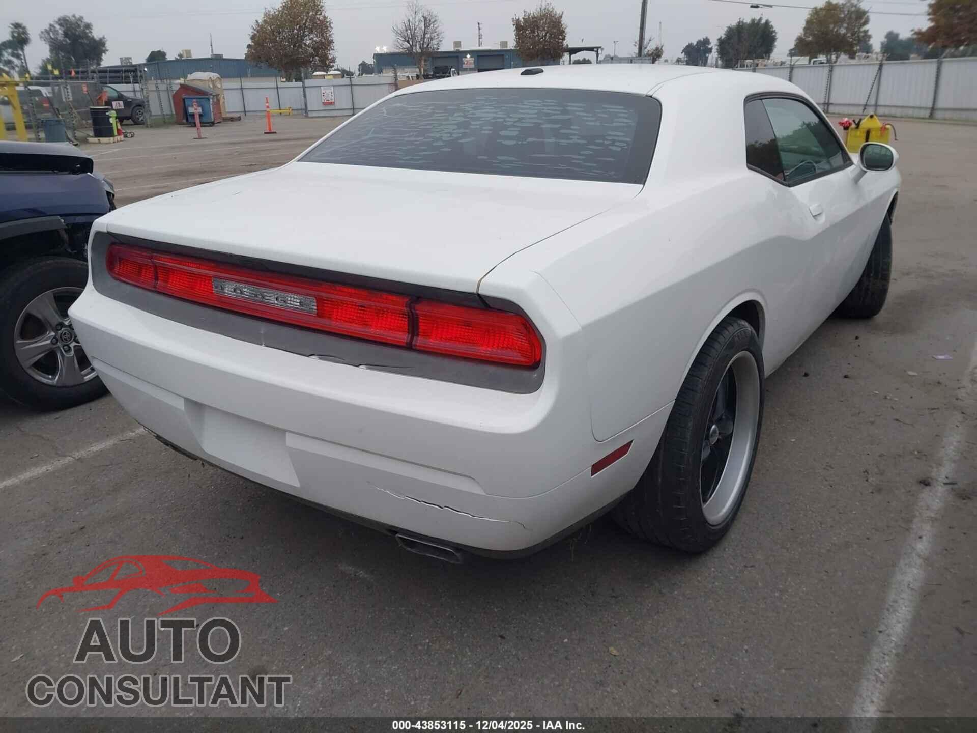 DODGE CHALLENGER 2012 - 2C3CDYAG2CH162115