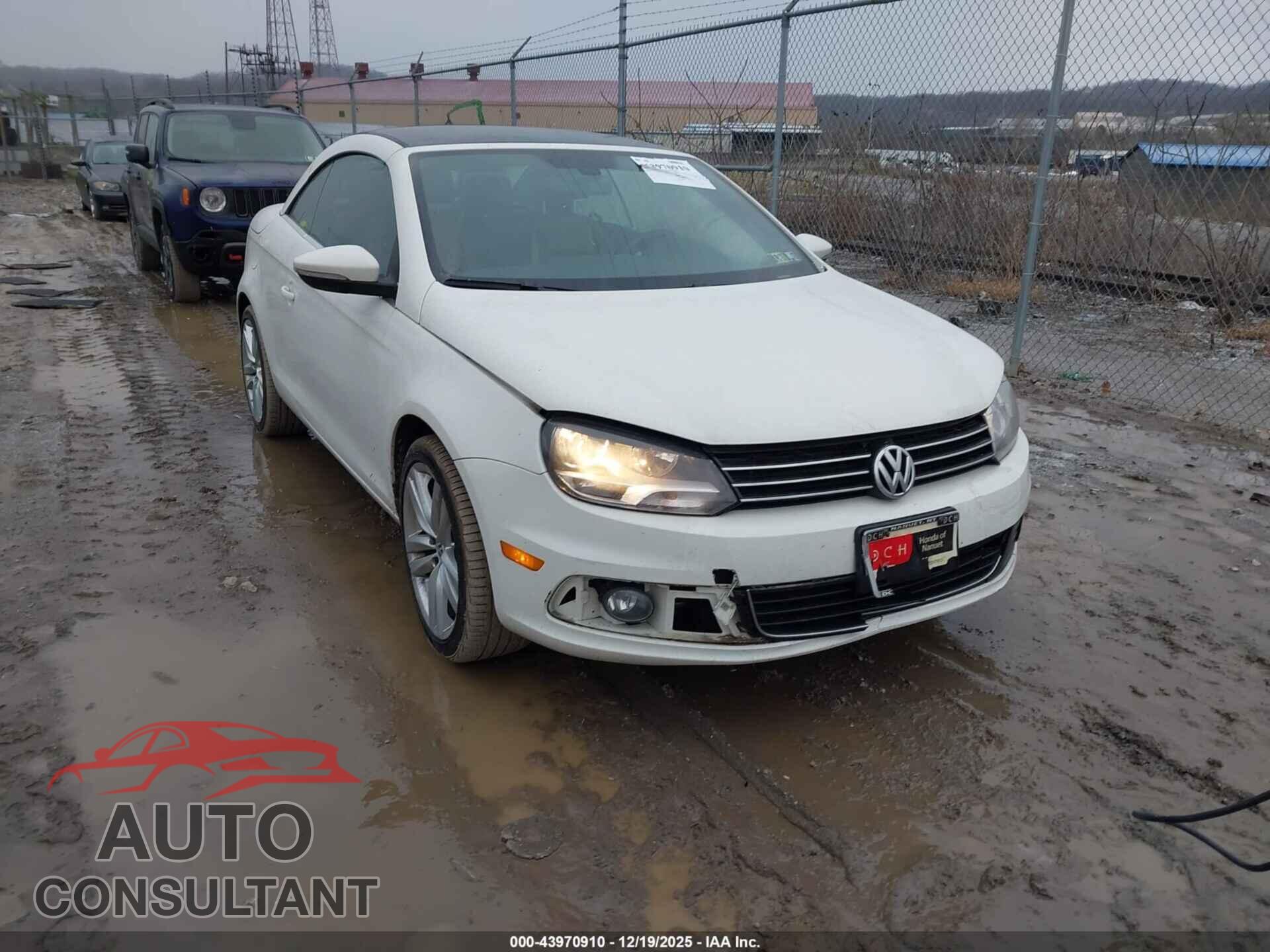 VOLKSWAGEN EOS 2012 - WVWFW7AH1CV003714
