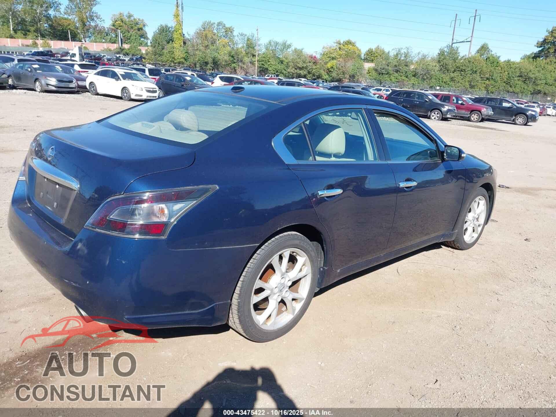 NISSAN MAXIMA 2013 - 1N4AA5AP4DC846717