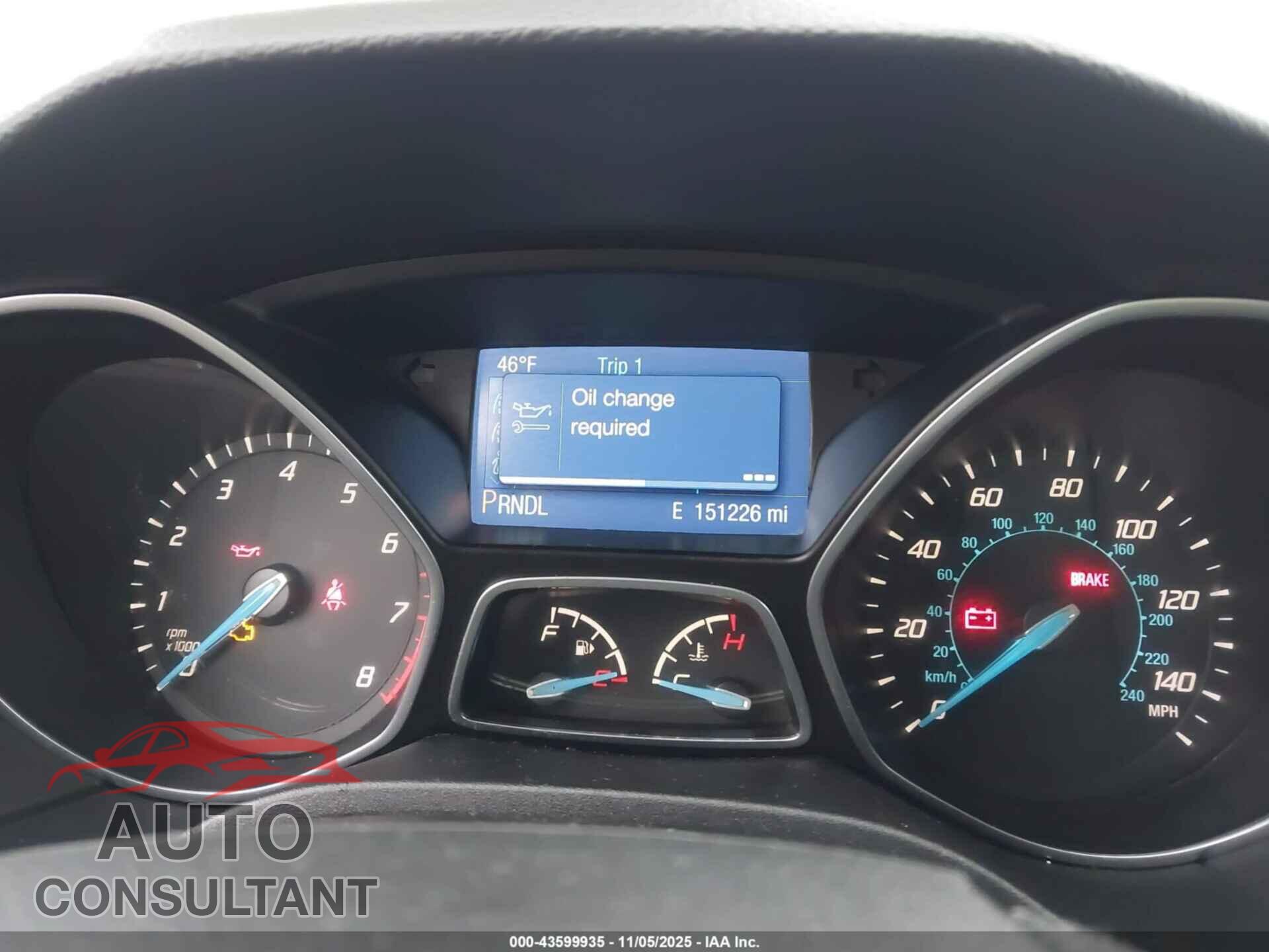 FORD FOCUS 2014 - 1FADP3F28EL433245