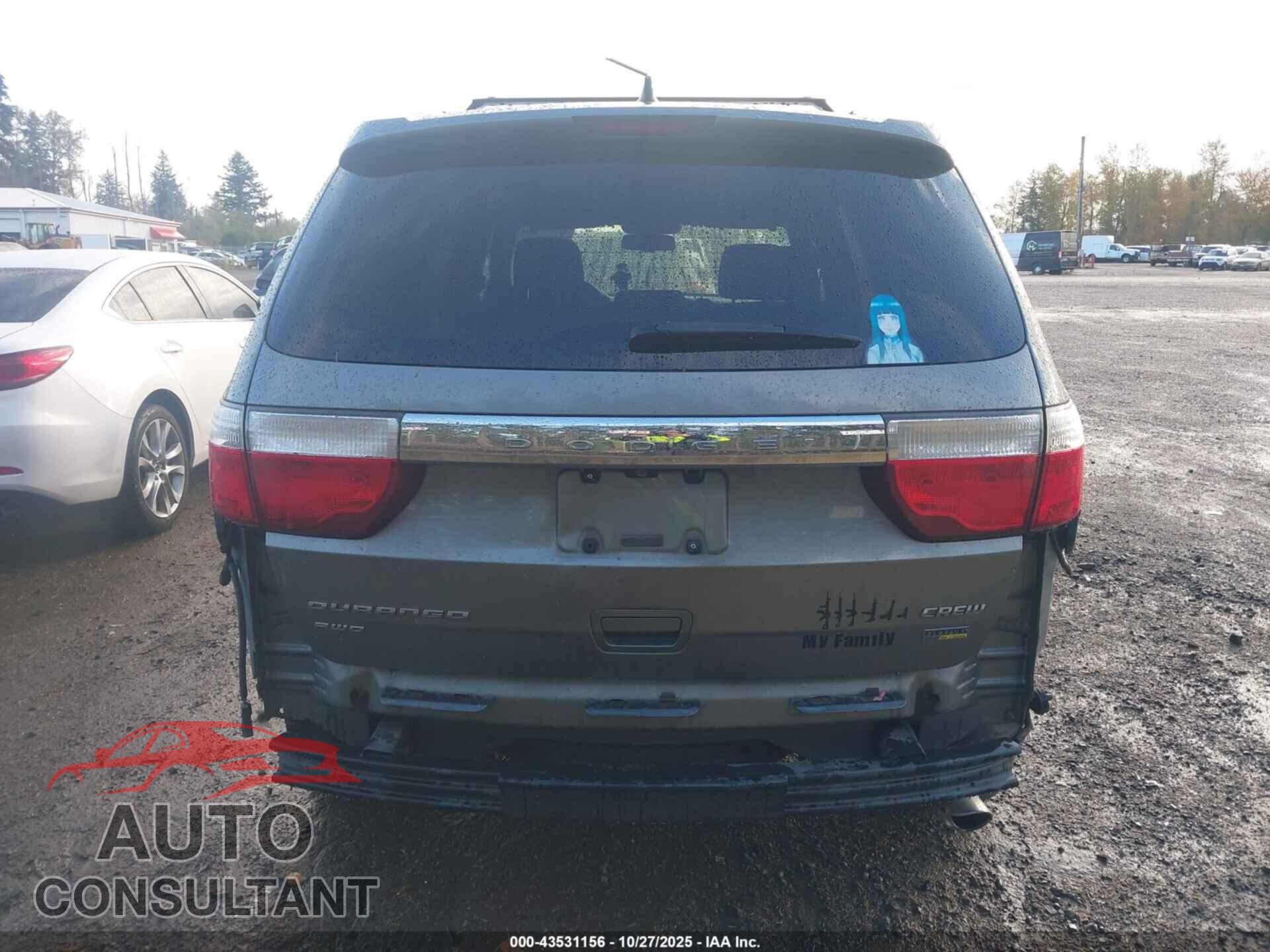 DODGE DURANGO 2011 - 1D4RE4GG9BC717116