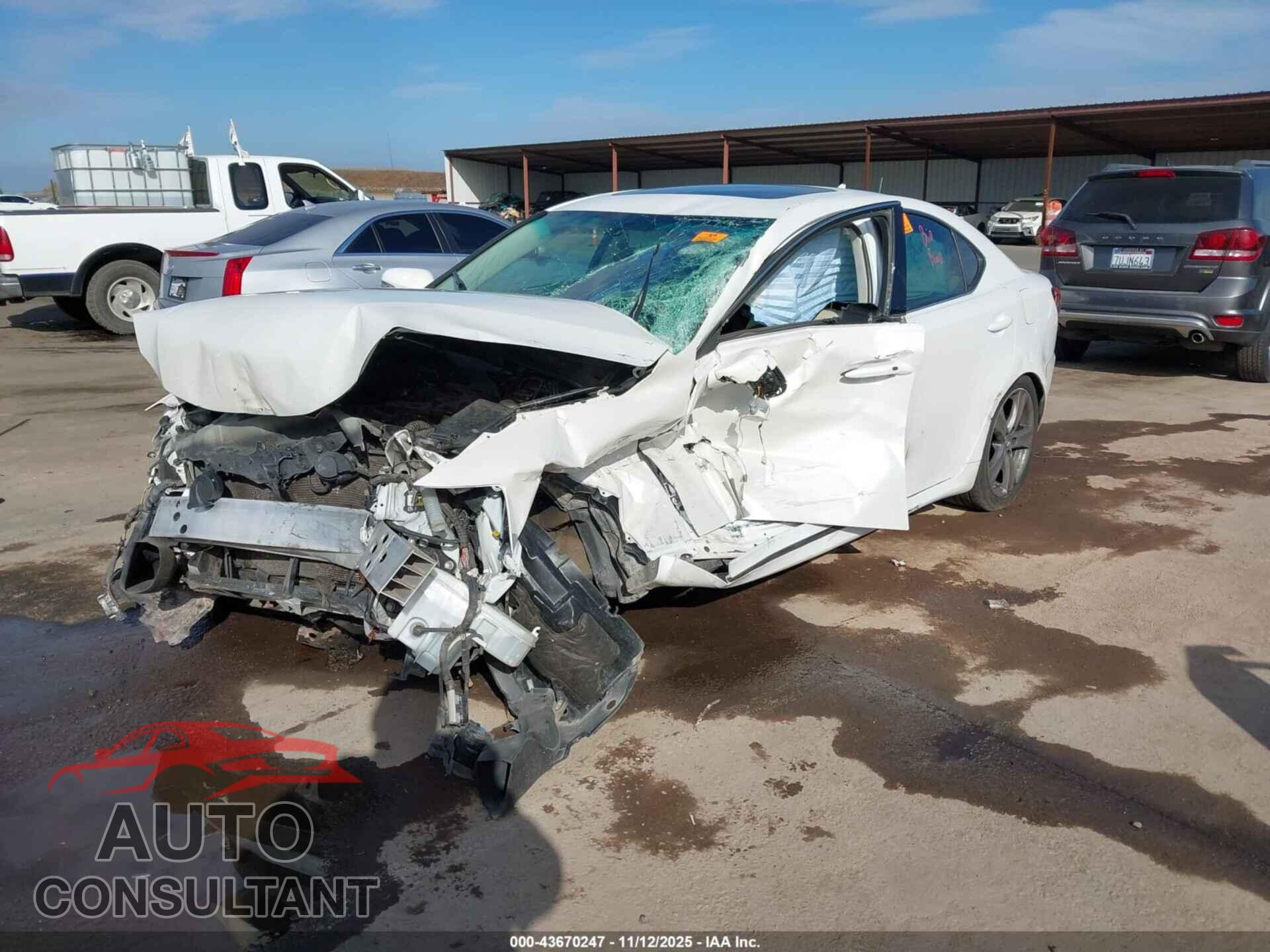 LEXUS IS 250 2012 - JTHBF5C2XC5165612