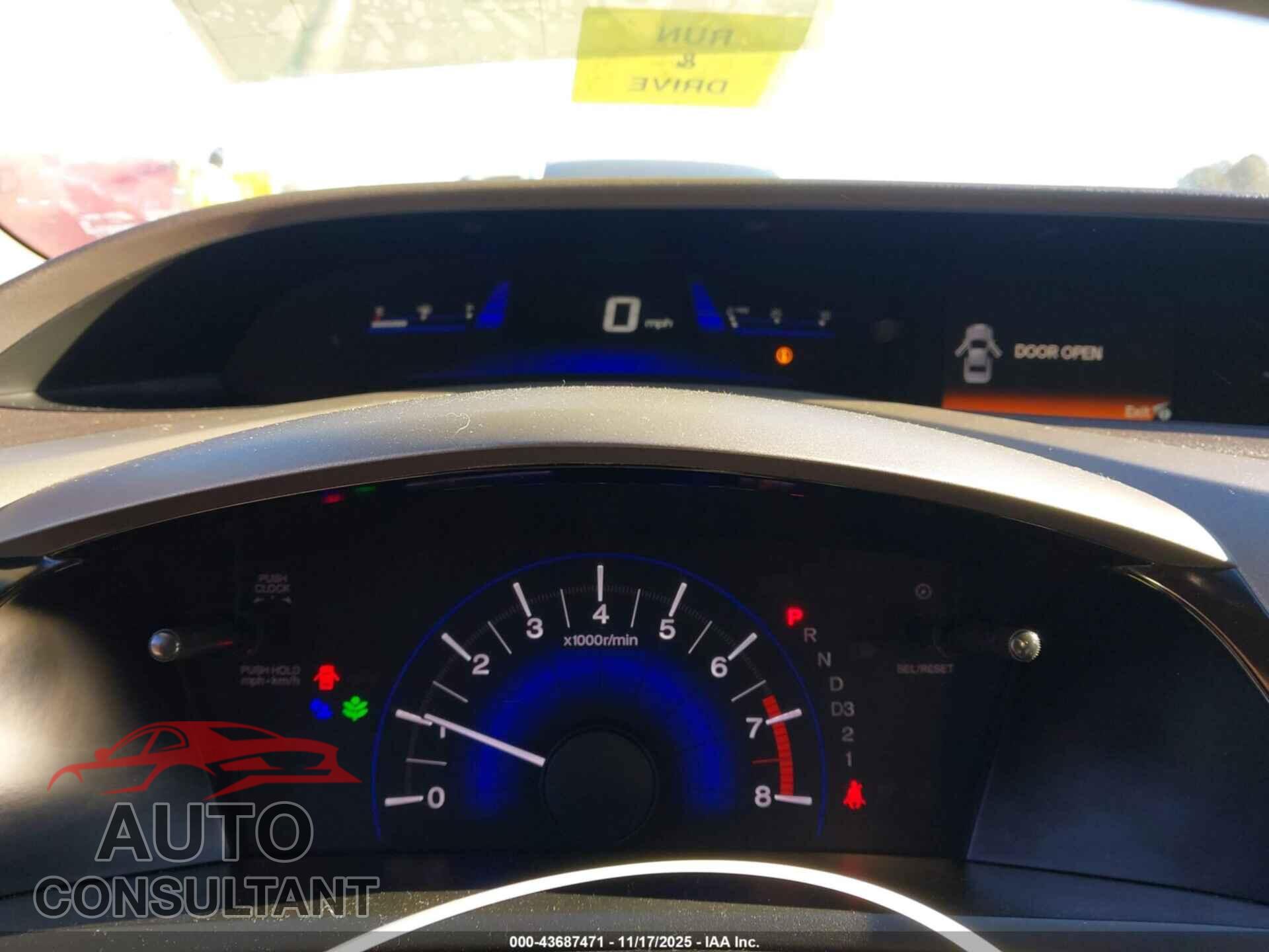 HONDA CIVIC 2012 - 2HGFB2F97CH555308