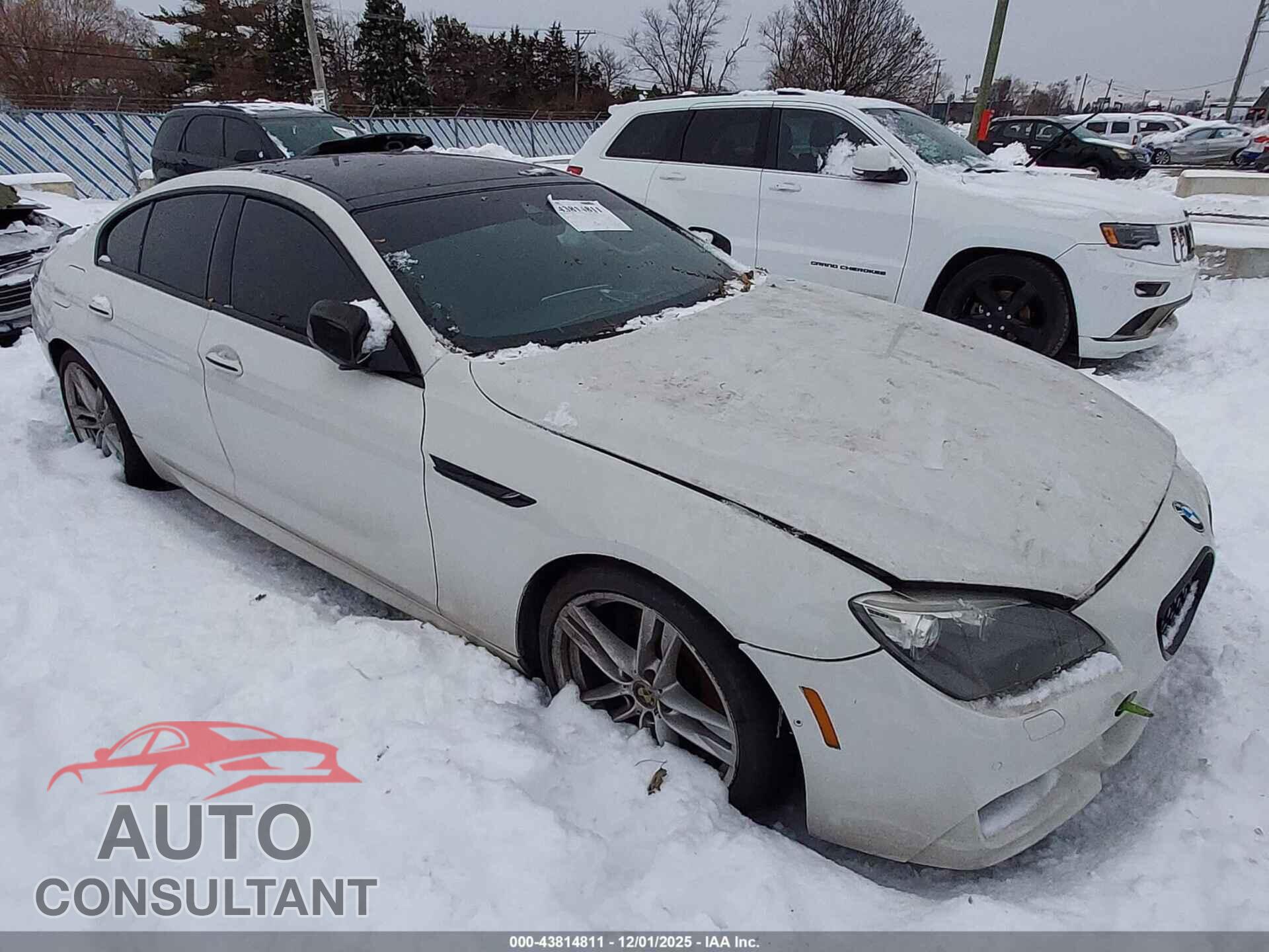 BMW 650I GRAN COUPE 2014 - WBA6B2C51ED128977