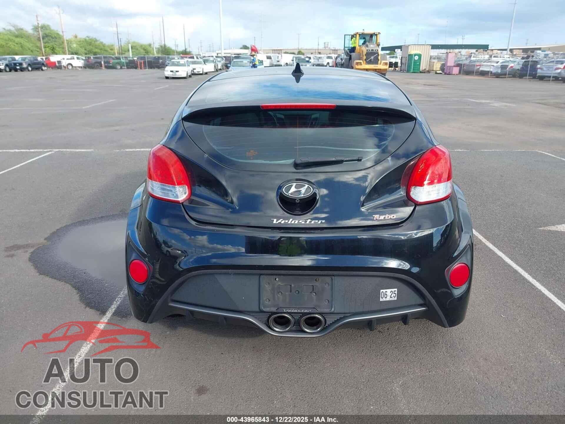 HYUNDAI VELOSTER 2014 - KMHTC6AEXEU200073