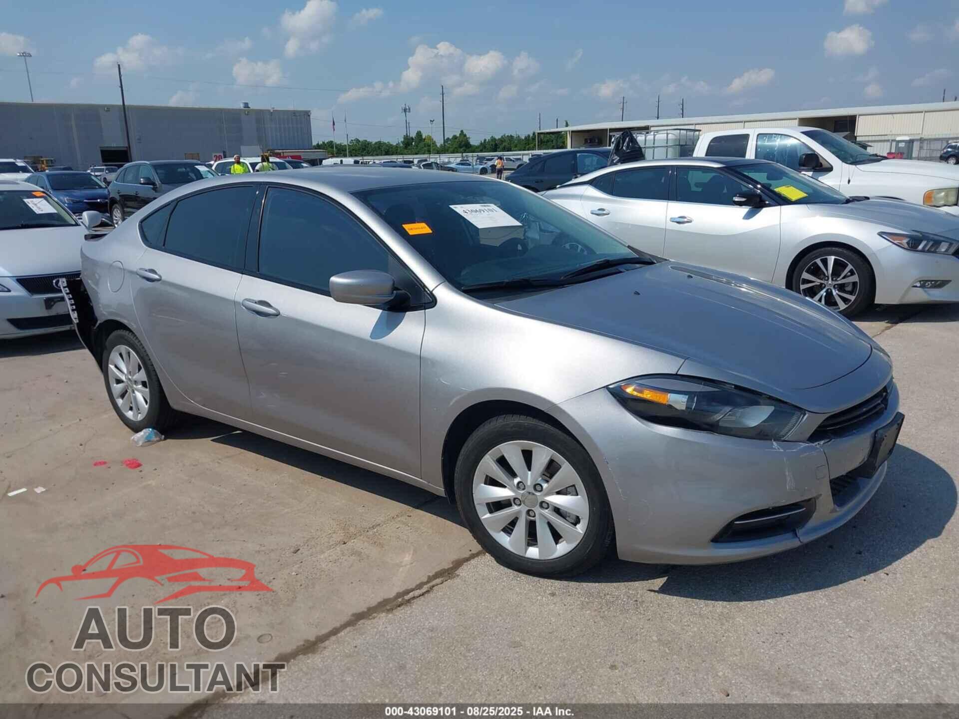 DODGE DART 2014 - 1C3CDFBB9ED819726