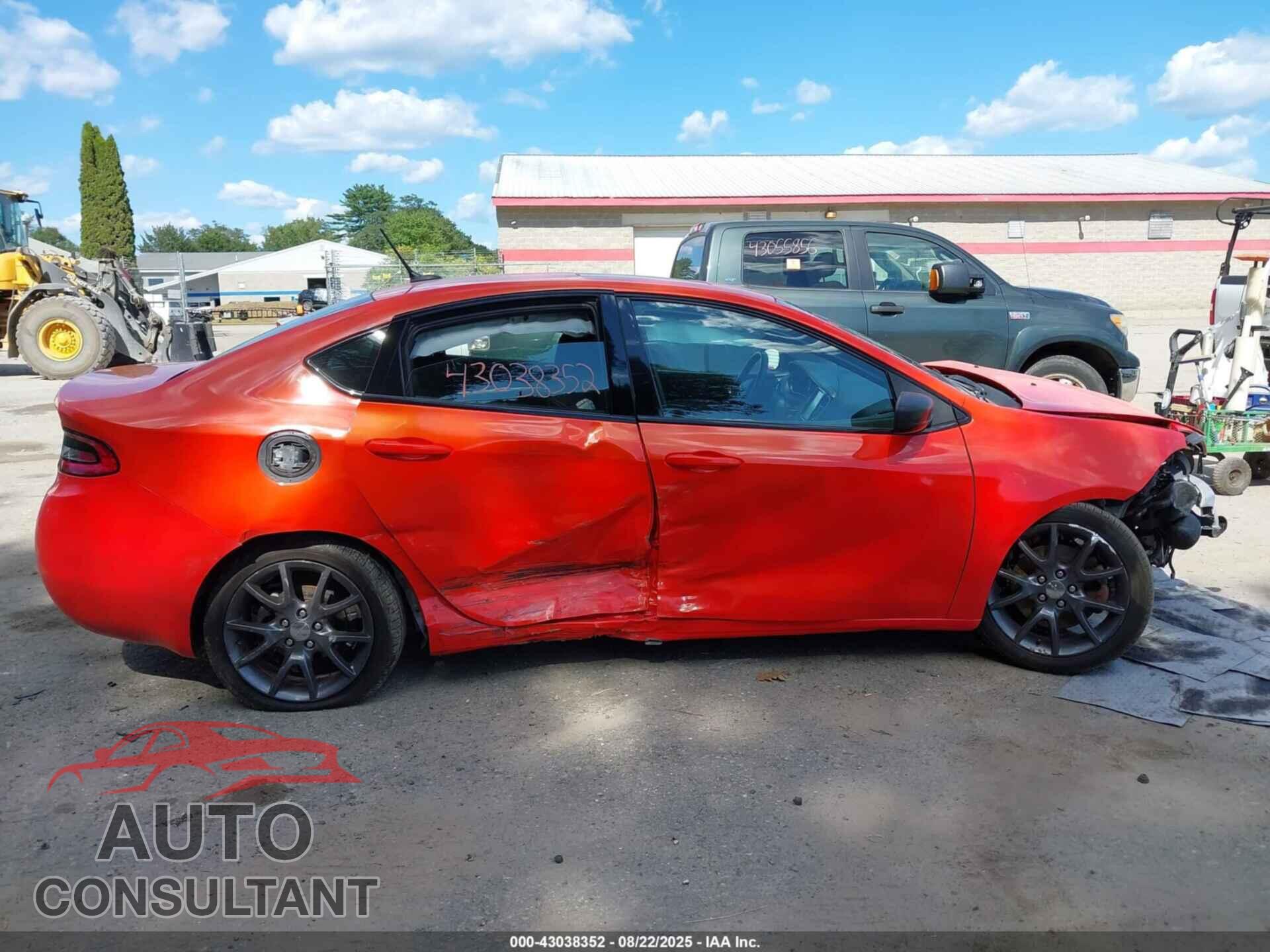 DODGE DART 2016 - 1C3CDFFA8GD817910