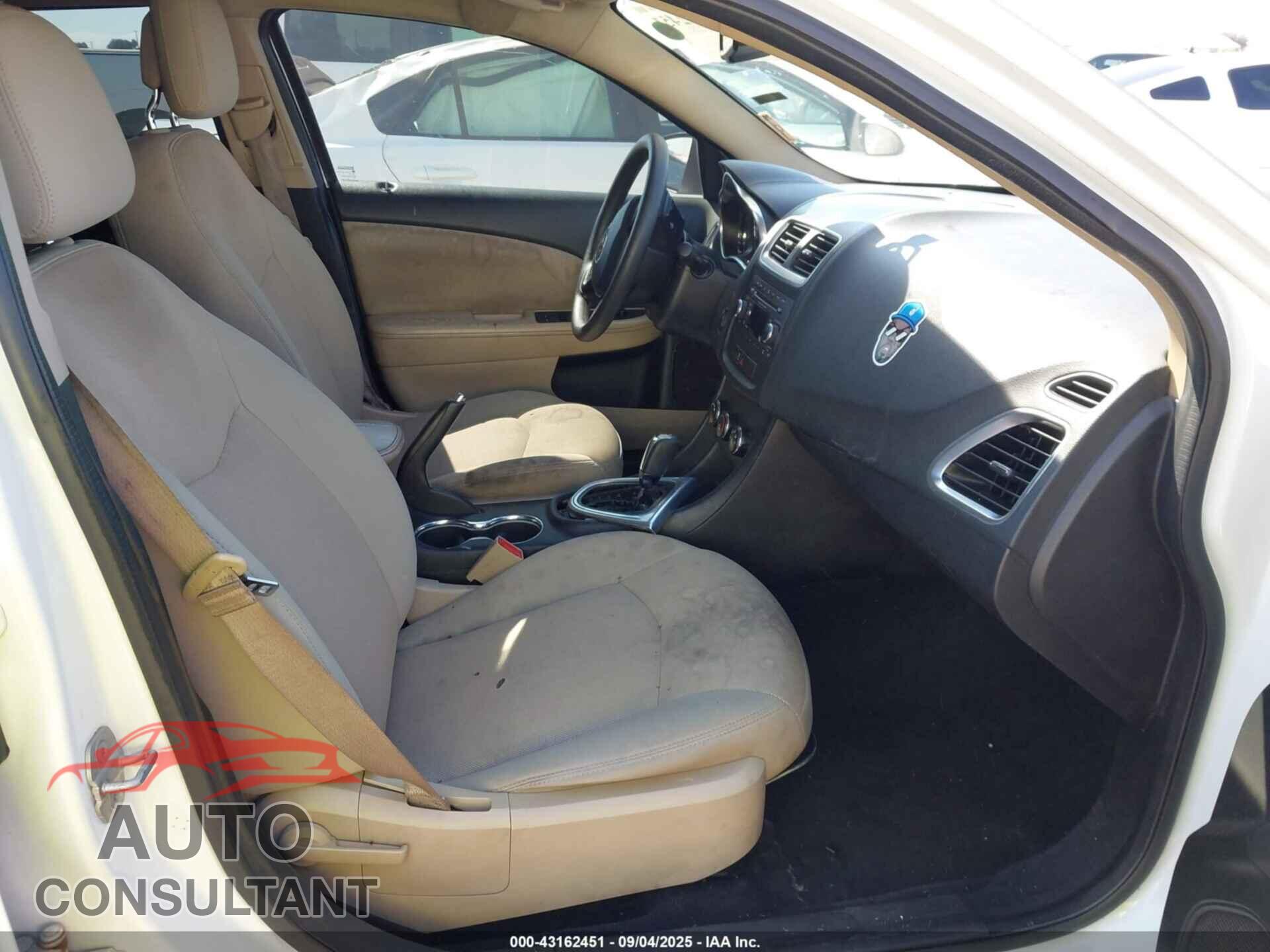 DODGE AVENGER 2013 - 1C3CDZAB8DN596798