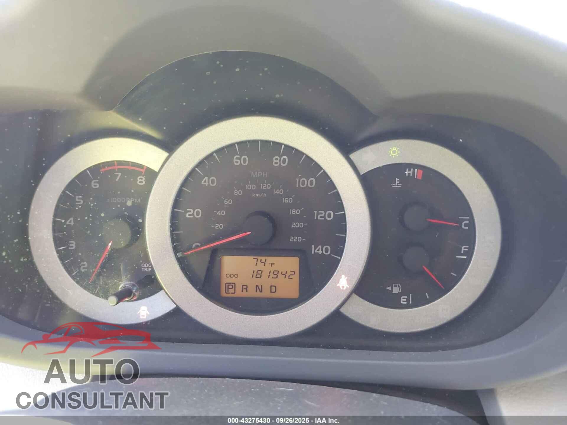 TOYOTA RAV4 2011 - 2T3DF4DV0BW165610
