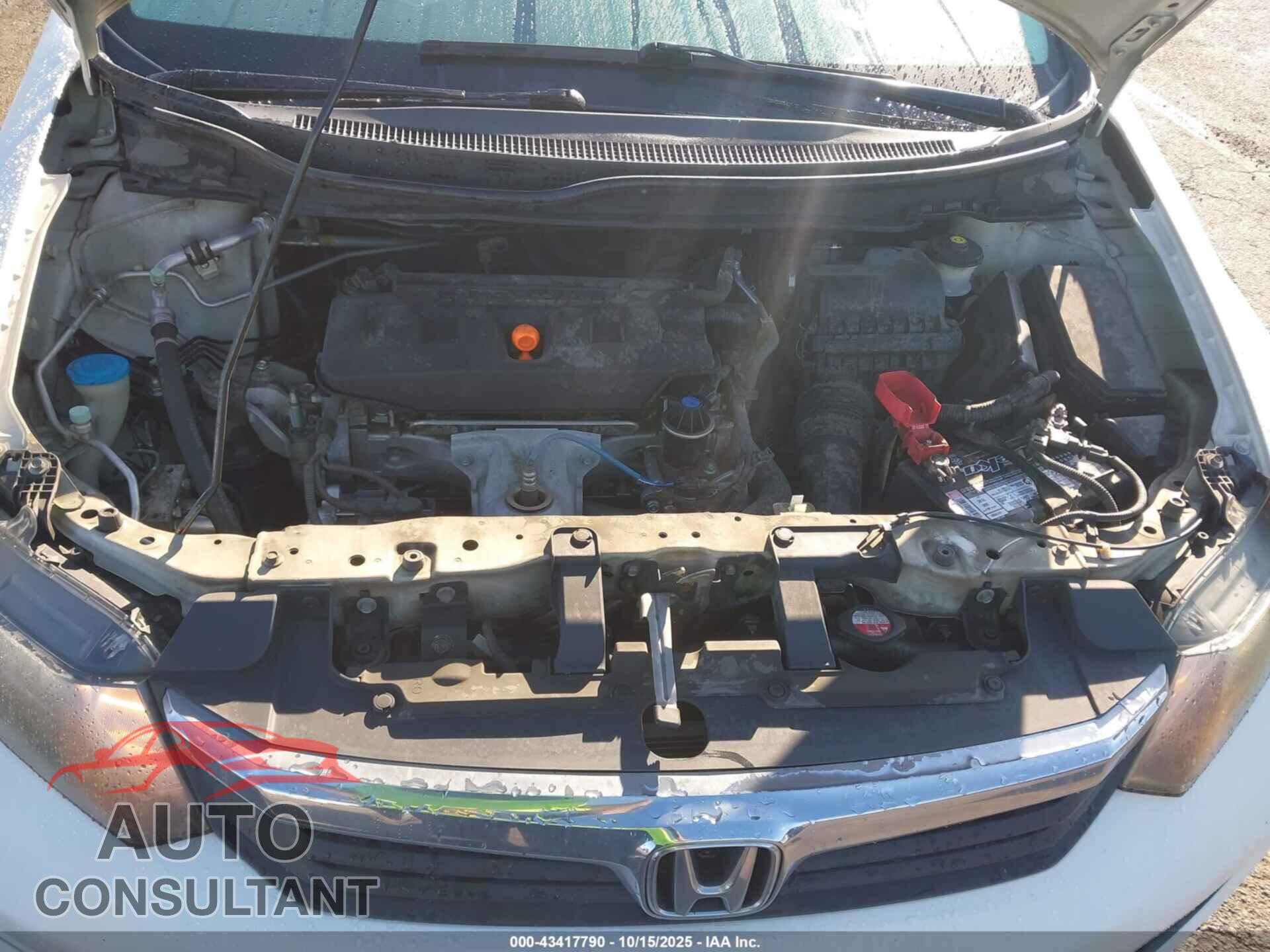 HONDA CIVIC 2012 - 19XFB2F88CE306811