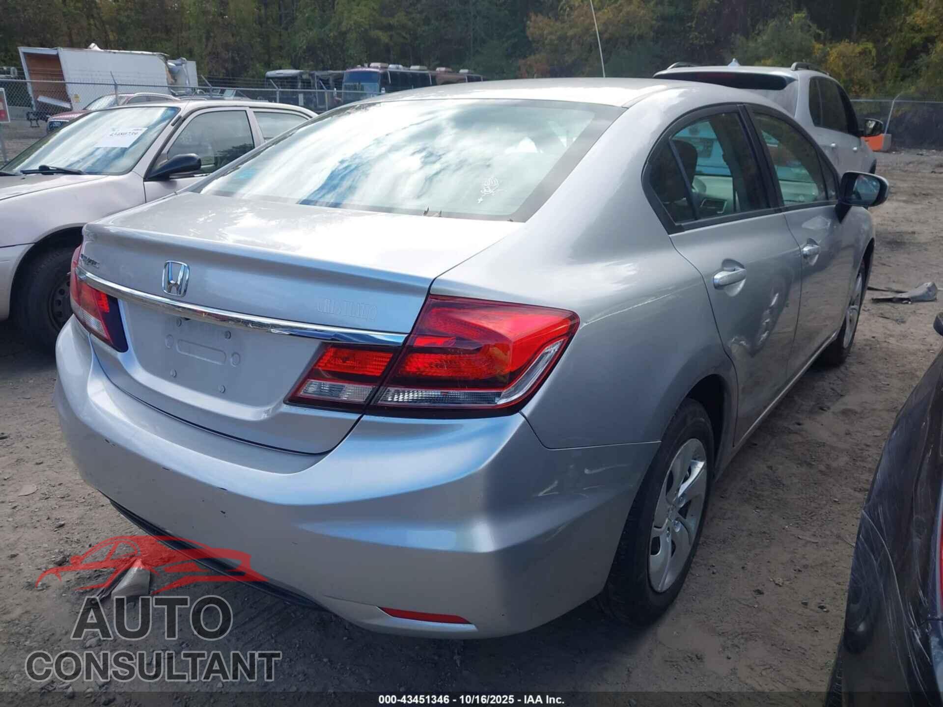 HONDA CIVIC 2014 - 19XFB2F51EE225836