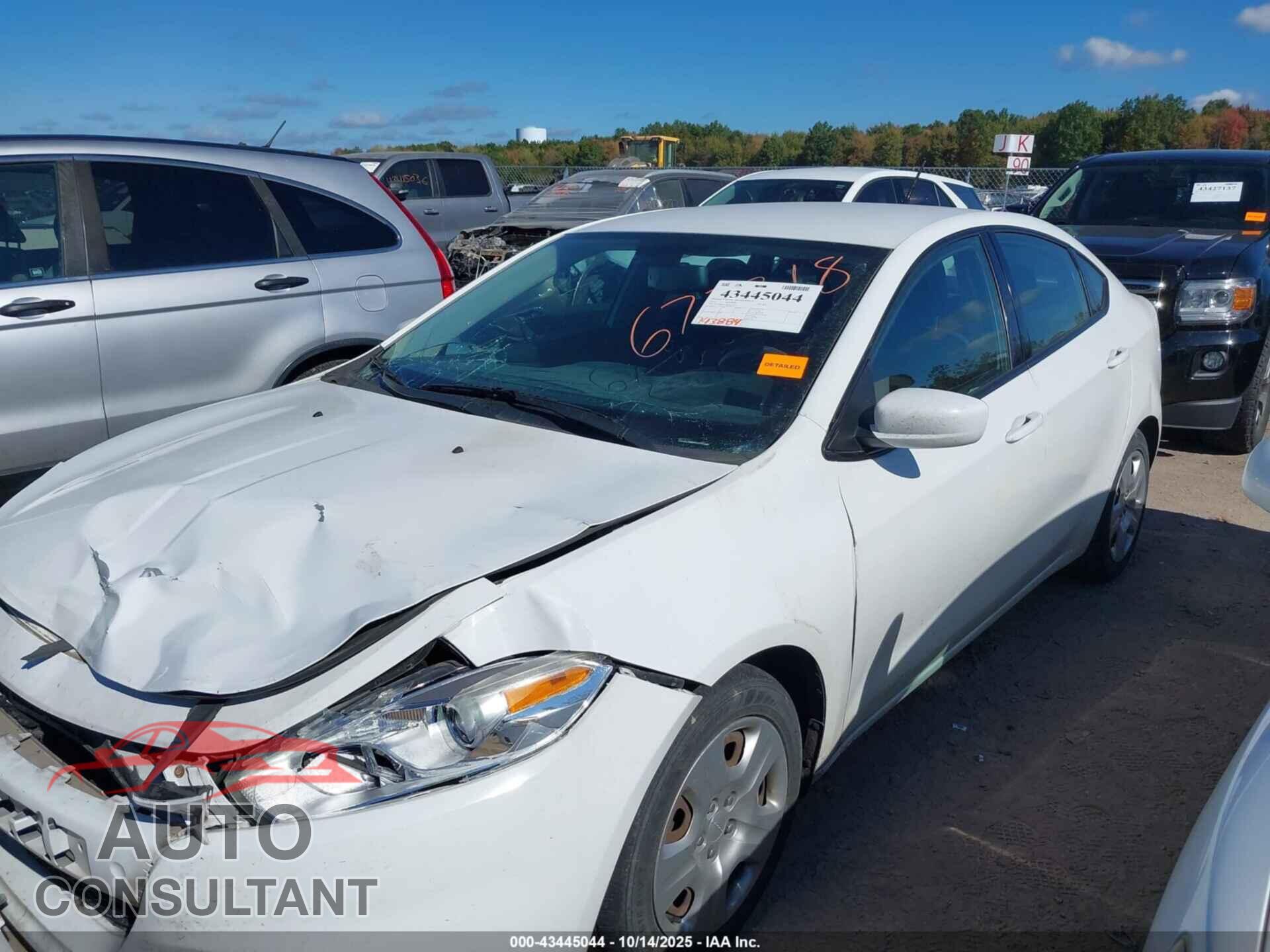 DODGE DART 2014 - 1C3CDFAA1ED677218