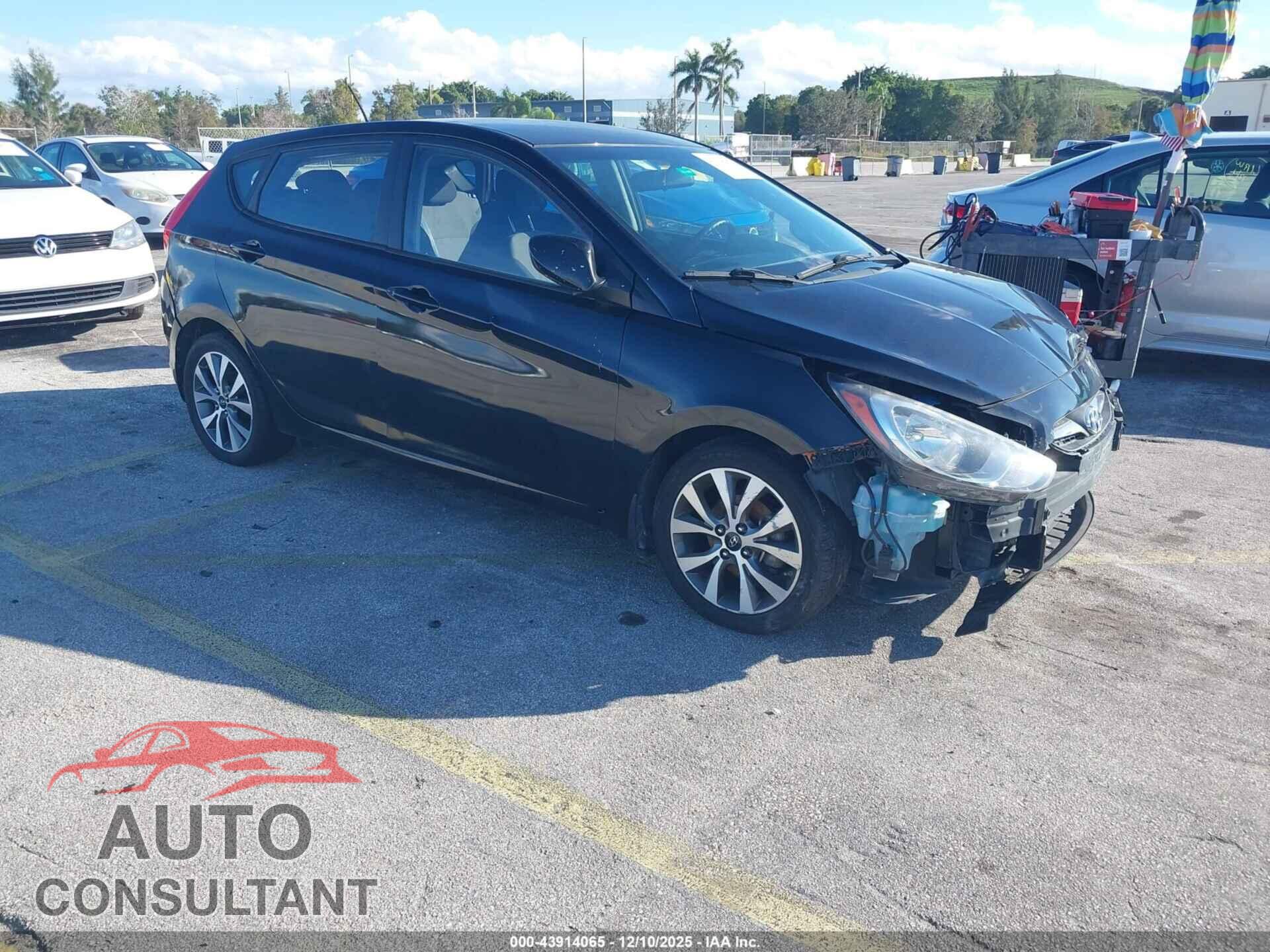 HYUNDAI ACCENT 2014 - KMHCT5AE6EU182486