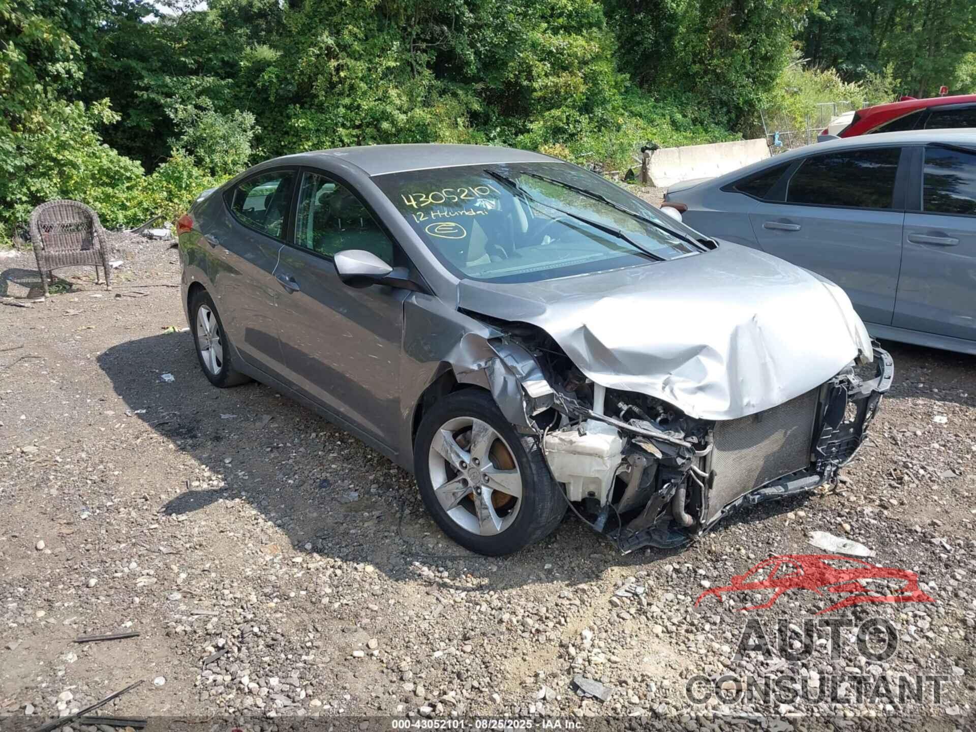 HYUNDAI ELANTRA 2012 - KMHDH4AE1CU309156
