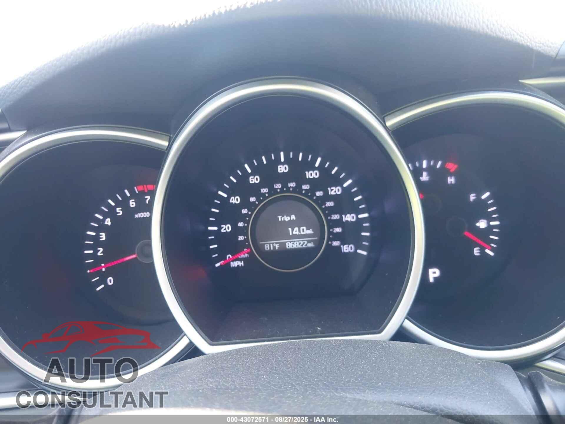 KIA OPTIMA 2015 - KNAGM4A78F5664965