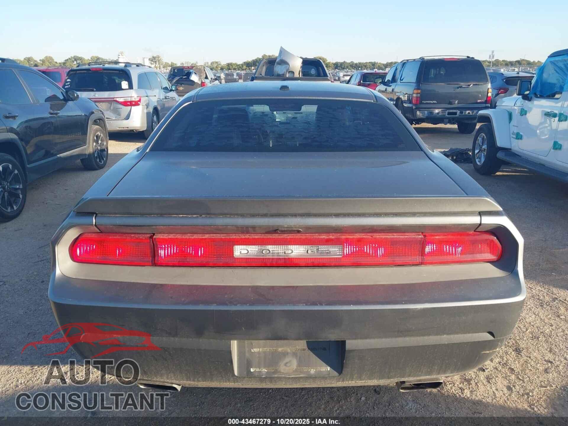 DODGE CHALLENGER 2012 - 2C3CDYAG7CH135332