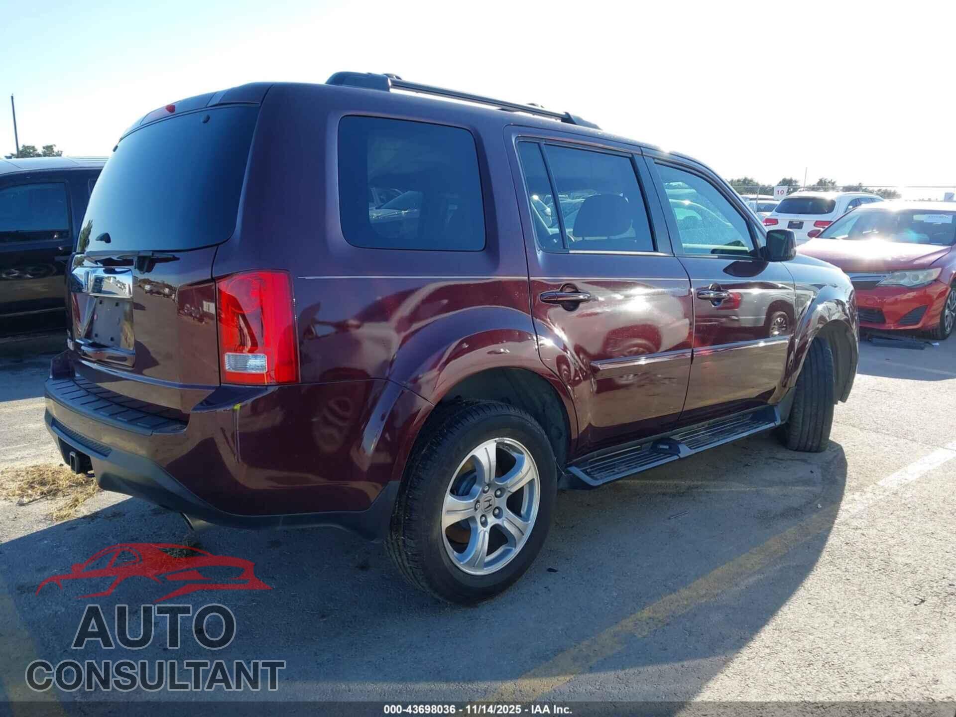 HONDA PILOT 2013 - 5FNYF3H43DB003055