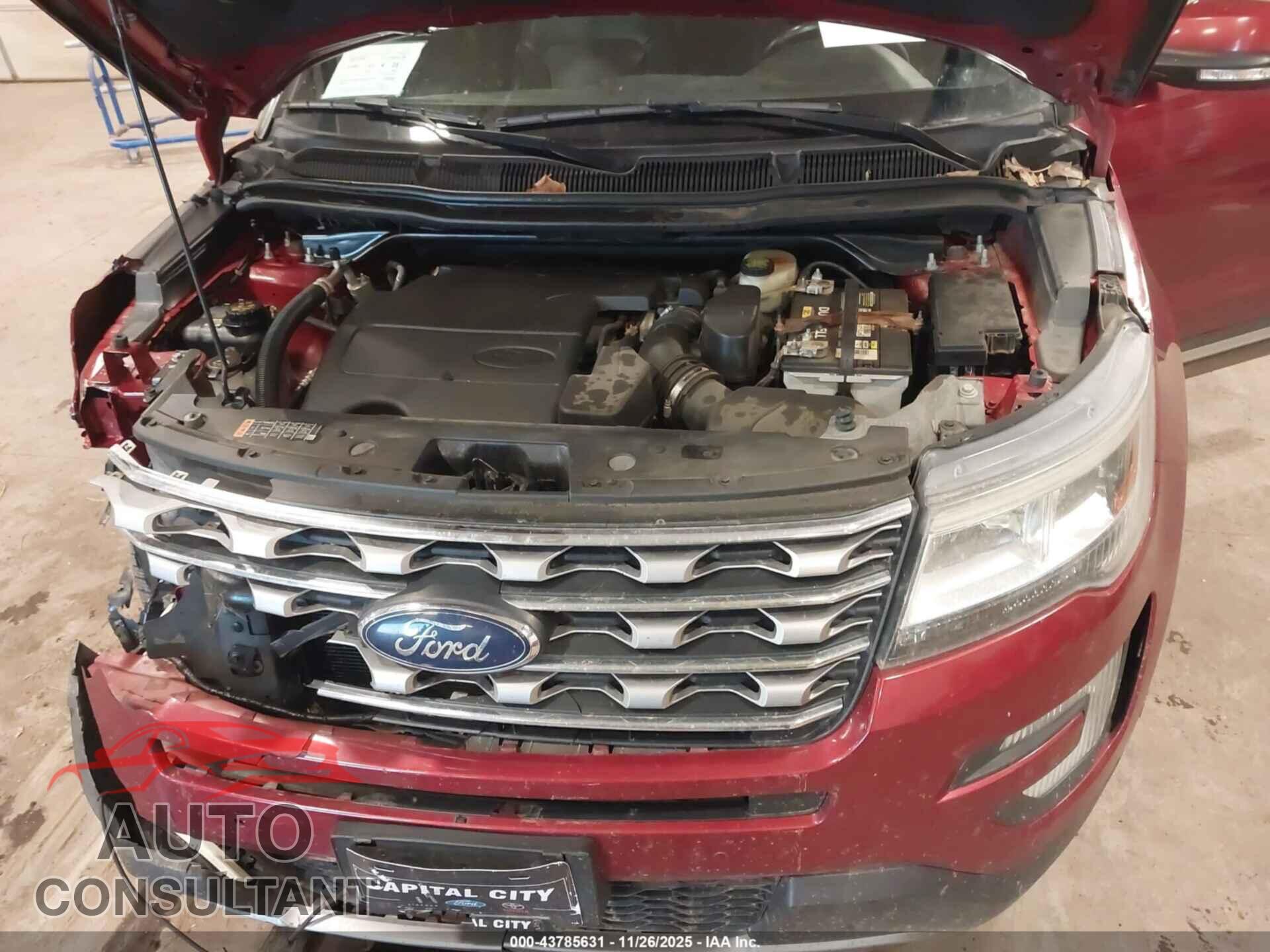 FORD EXPLORER 2017 - 1FM5K8F87HGA93609