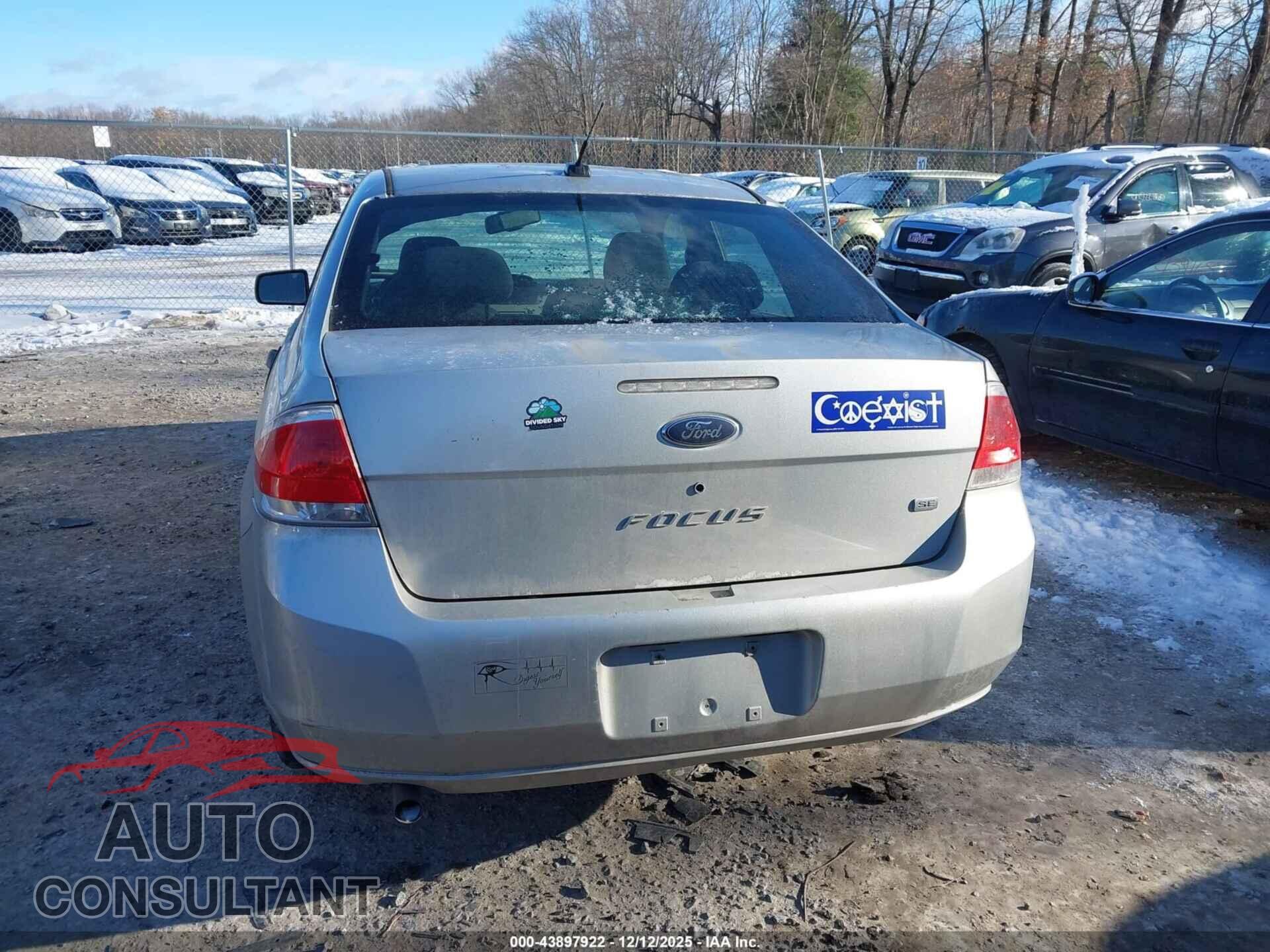 FORD FOCUS 2009 - 1FAHP35N69W263405